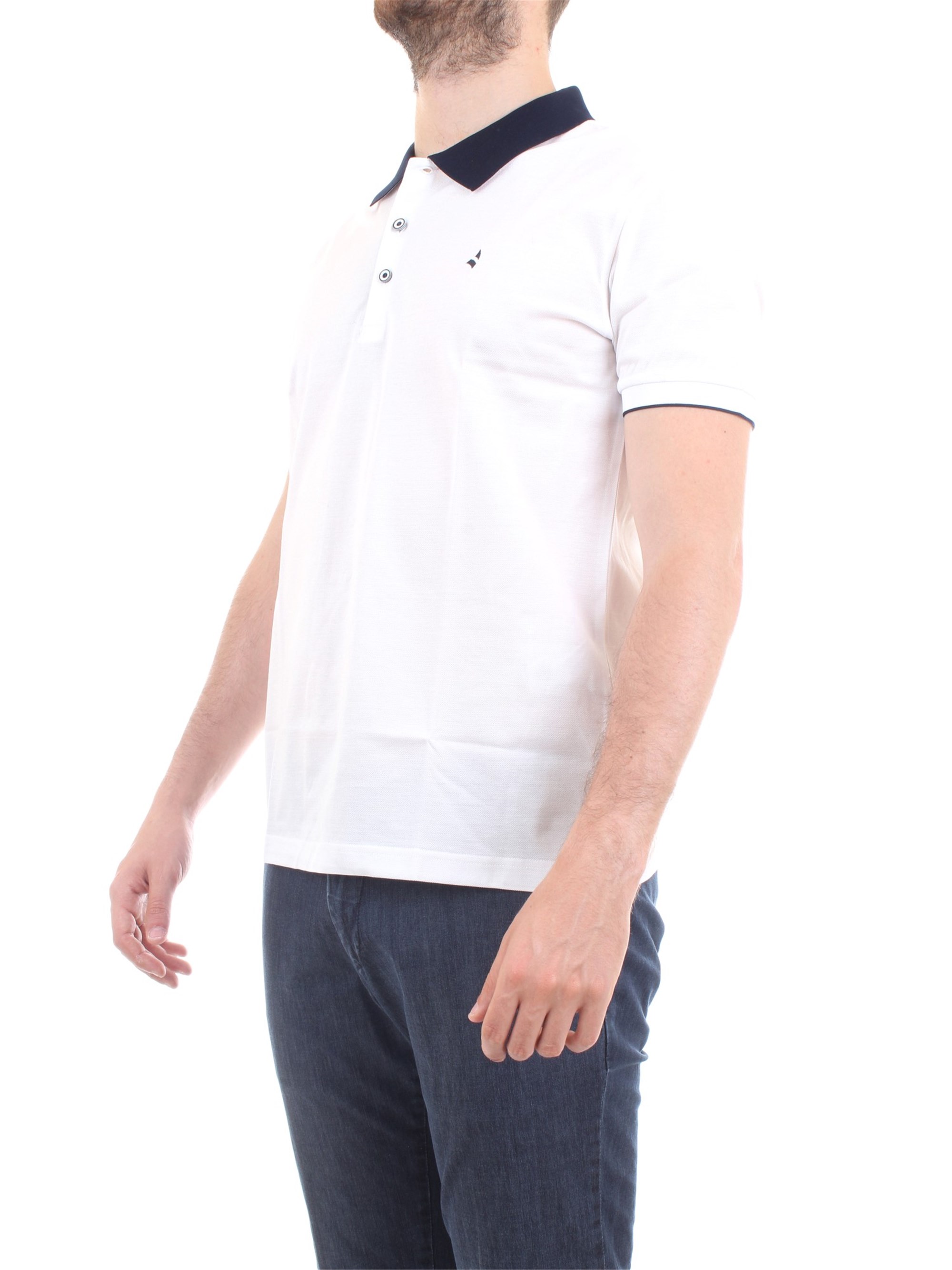 NAVIGARE NV72037 White Clothing Man Polo shirt NAVIGARE NV72037 White Clothing Man Polo shirt