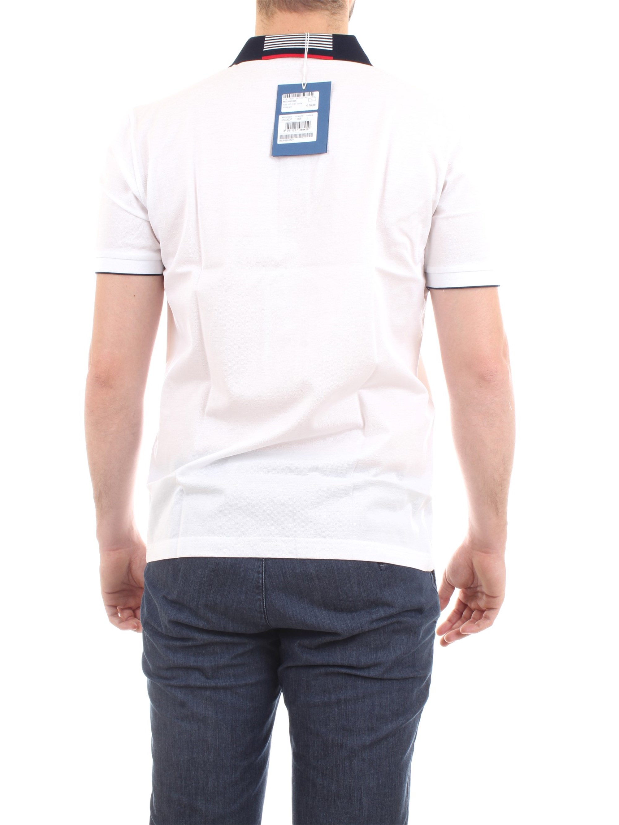 NAVIGARE NV72037 White Clothing Man Polo shirt NAVIGARE NV72037 White Clothing Man Polo shirt
