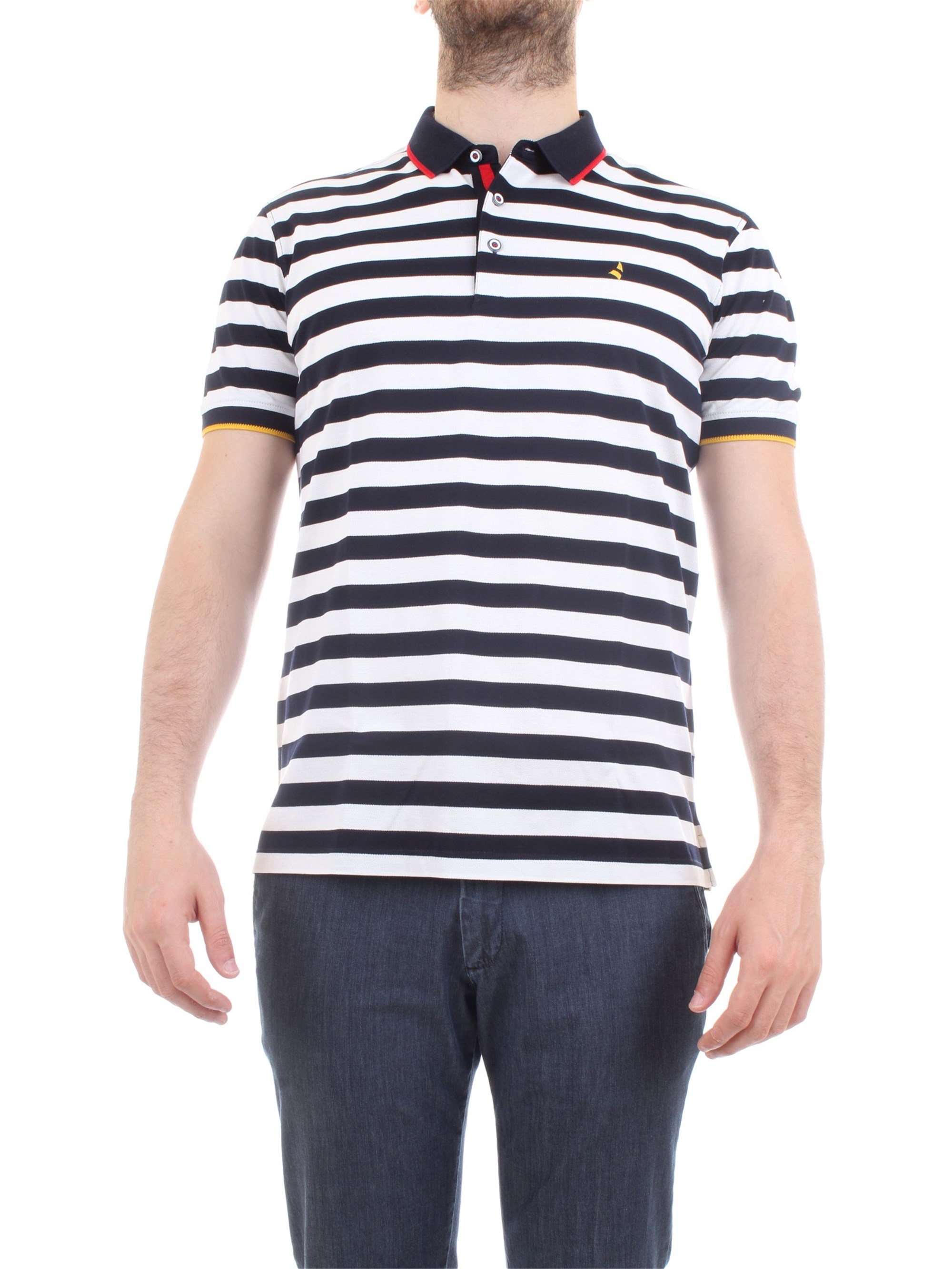 NAVIGARE NV70020 White Clothing Man Polo shirt NAVIGARE NV70020 White Clothing Man Polo shirt