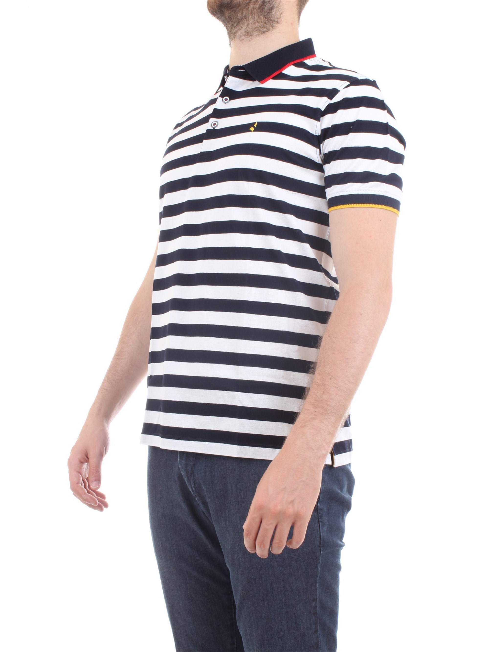 NAVIGARE NV70020 White Clothing Man Polo shirt NAVIGARE NV70020 White Clothing Man Polo shirt