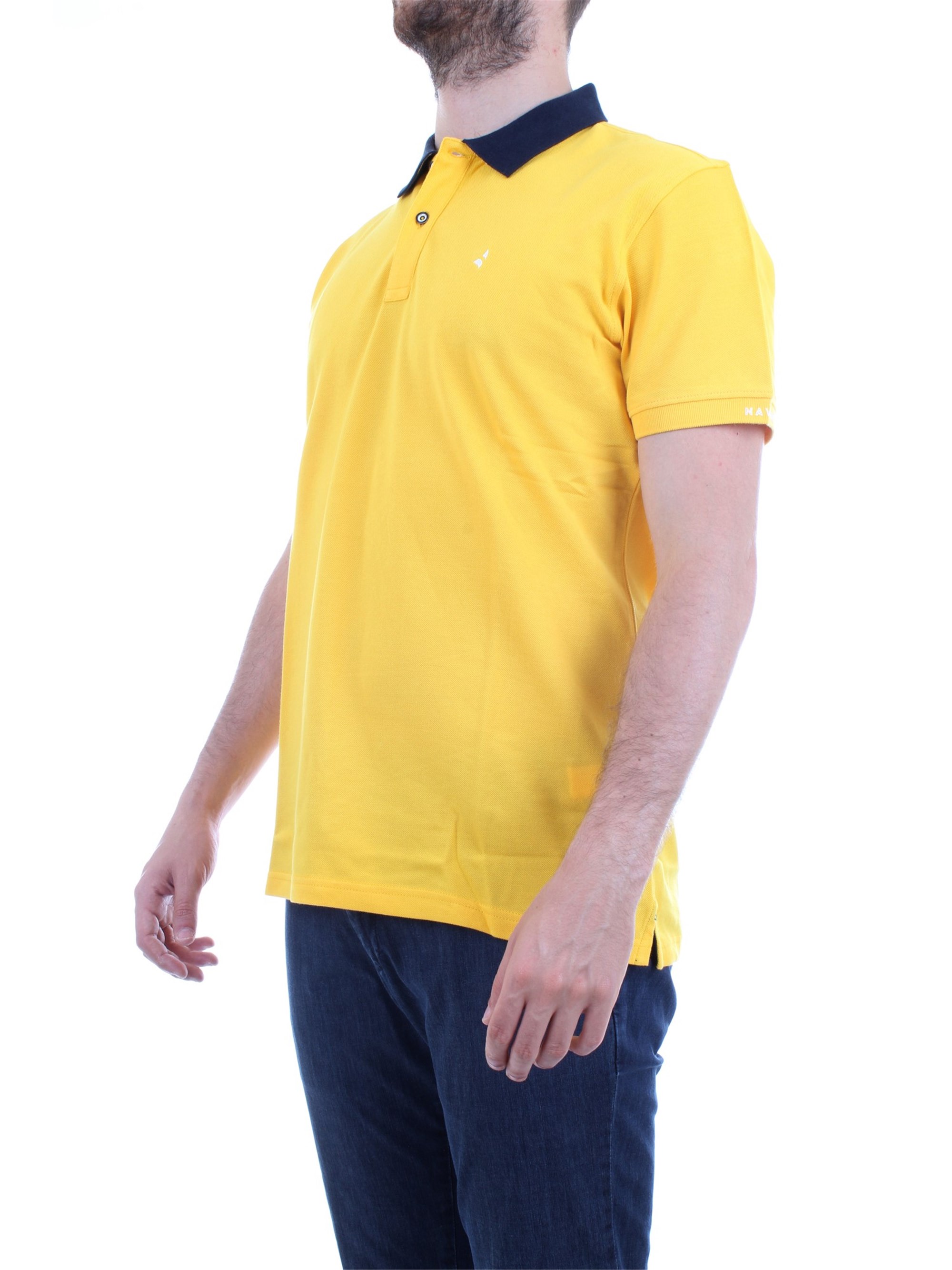 NAVIGARE NV82081 Giallo Abbigliamento Uomo Polo NAVIGARE NV82081 Giallo Abbigliamento Uomo Polo