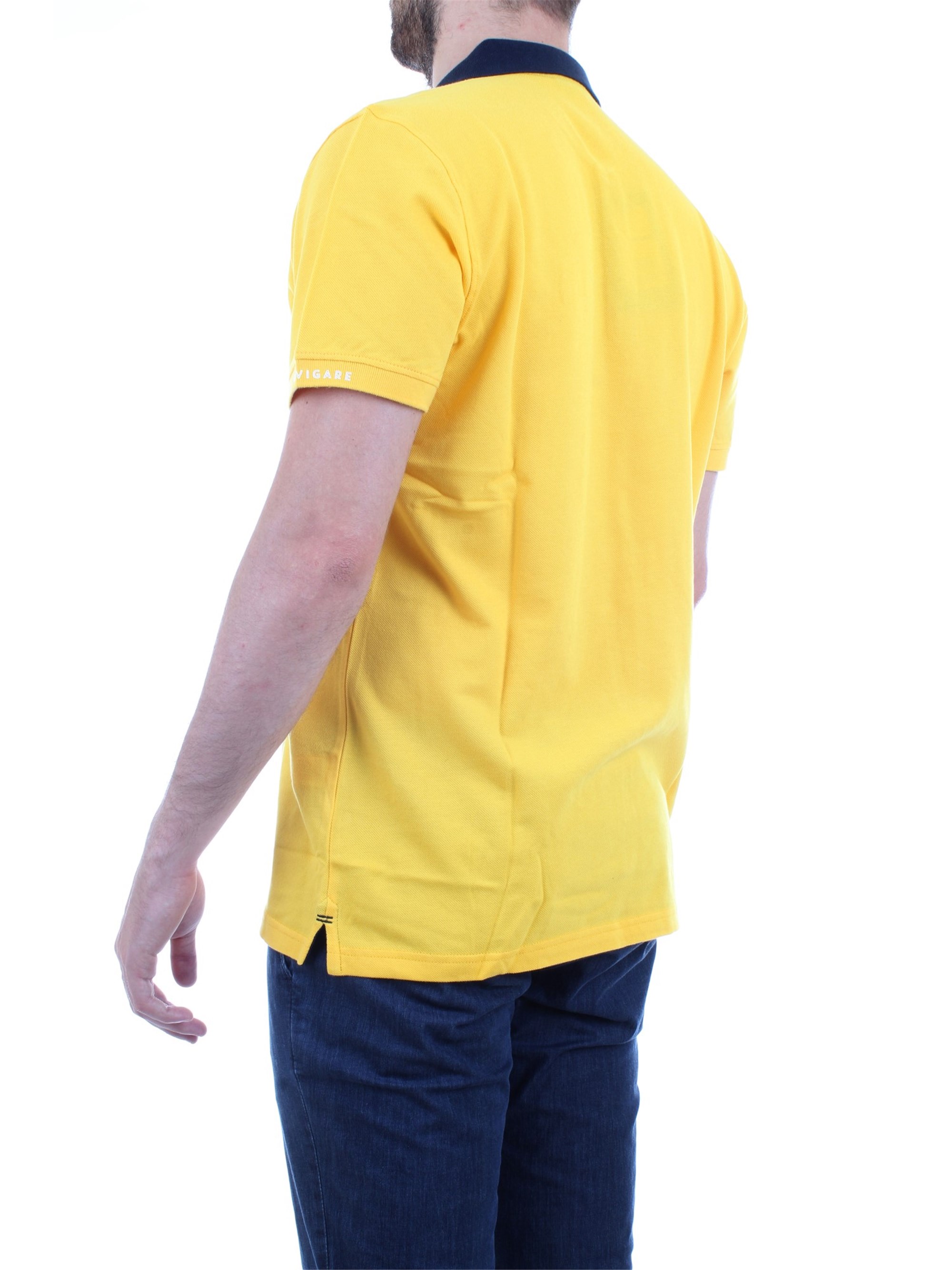 NAVIGARE NV82081 Giallo Abbigliamento Uomo Polo NAVIGARE NV82081 Giallo Abbigliamento Uomo Polo