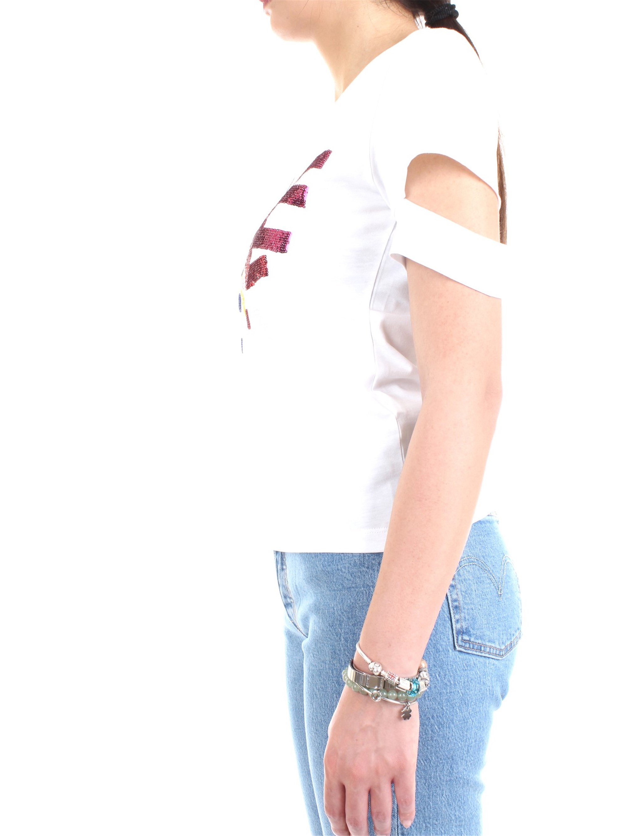 GAELLE PARIS GBD6063 White Clothing Woman T-Shirt/Polo GAELLE PARIS GBD6063 White Clothing Woman T-Shirt/Polo