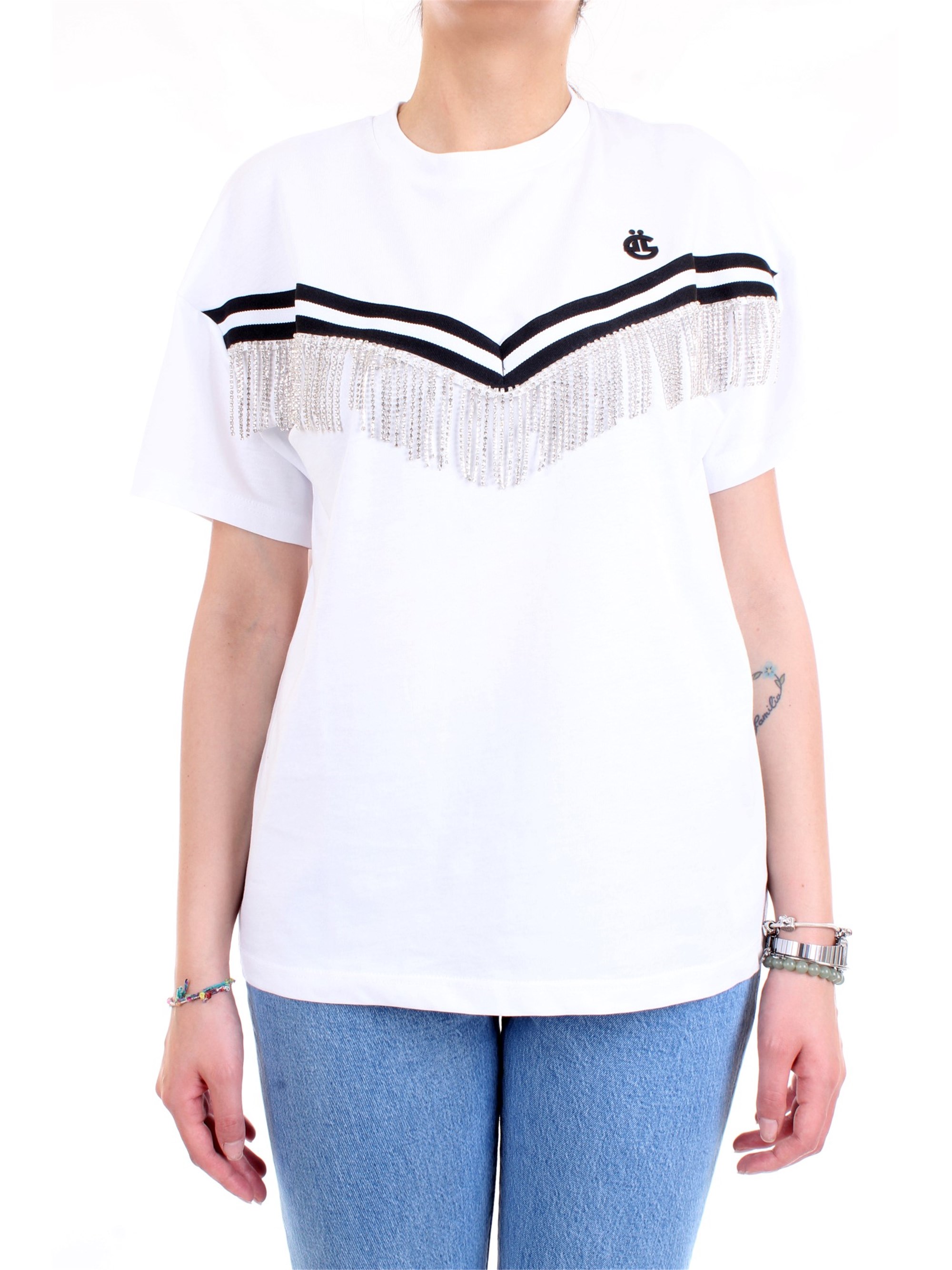 GAELLE PARIS GBD5850 White Clothing Woman T-Shirt/Polo GAELLE PARIS GBD5850 White Clothing Woman T-Shirt/Polo