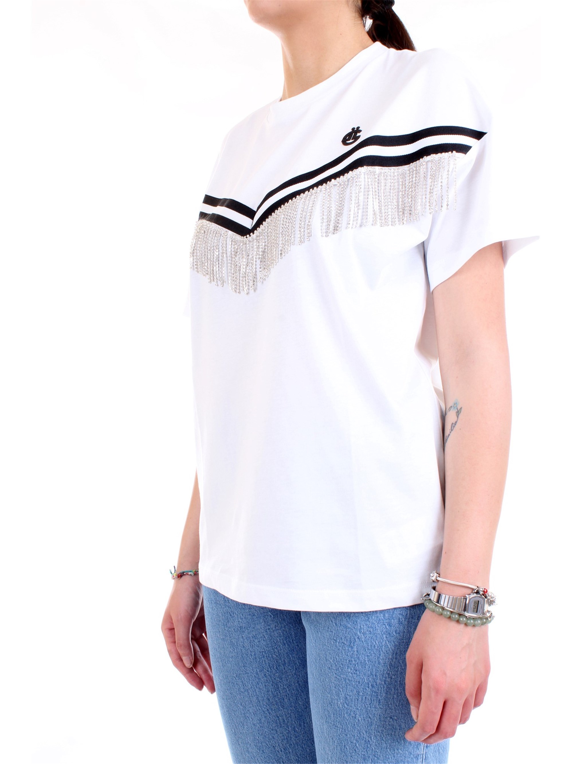 GAELLE PARIS GBD5850 White Clothing Woman T-Shirt/Polo GAELLE PARIS GBD5850 White Clothing Woman T-Shirt/Polo