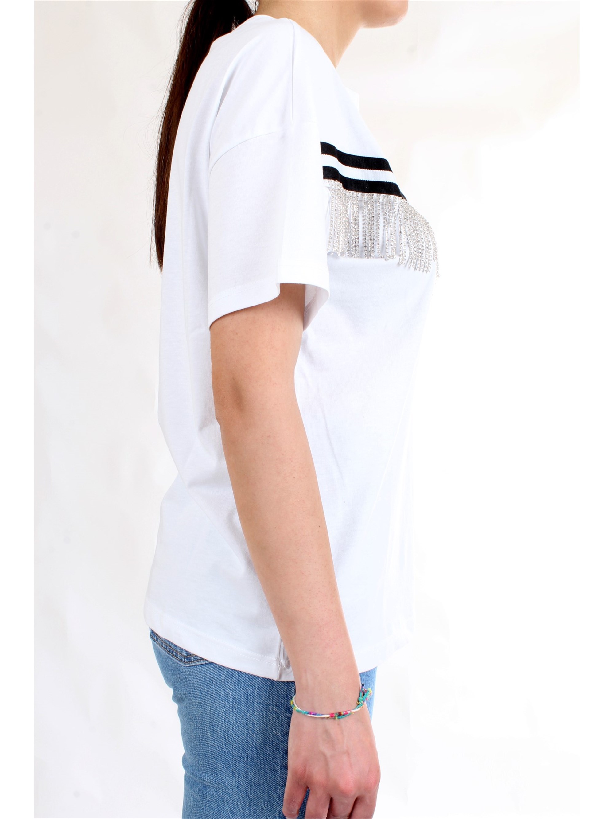 GAELLE PARIS GBD5850 White Clothing Woman T-Shirt/Polo GAELLE PARIS GBD5850 White Clothing Woman T-Shirt/Polo