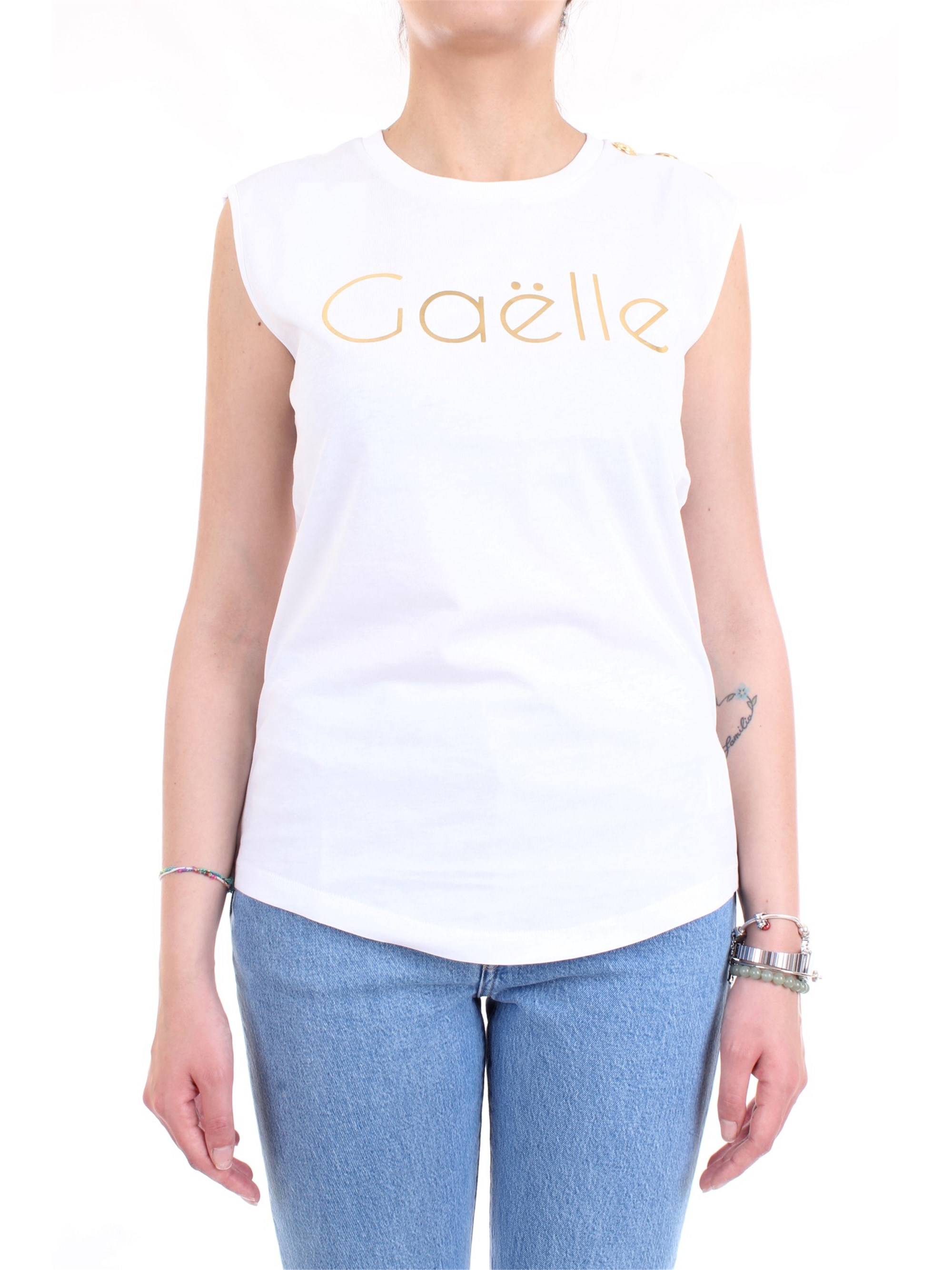 GAELLE PARIS GBD5881 White Clothing Woman Undershit GAELLE PARIS GBD5881 White Clothing Woman Undershit