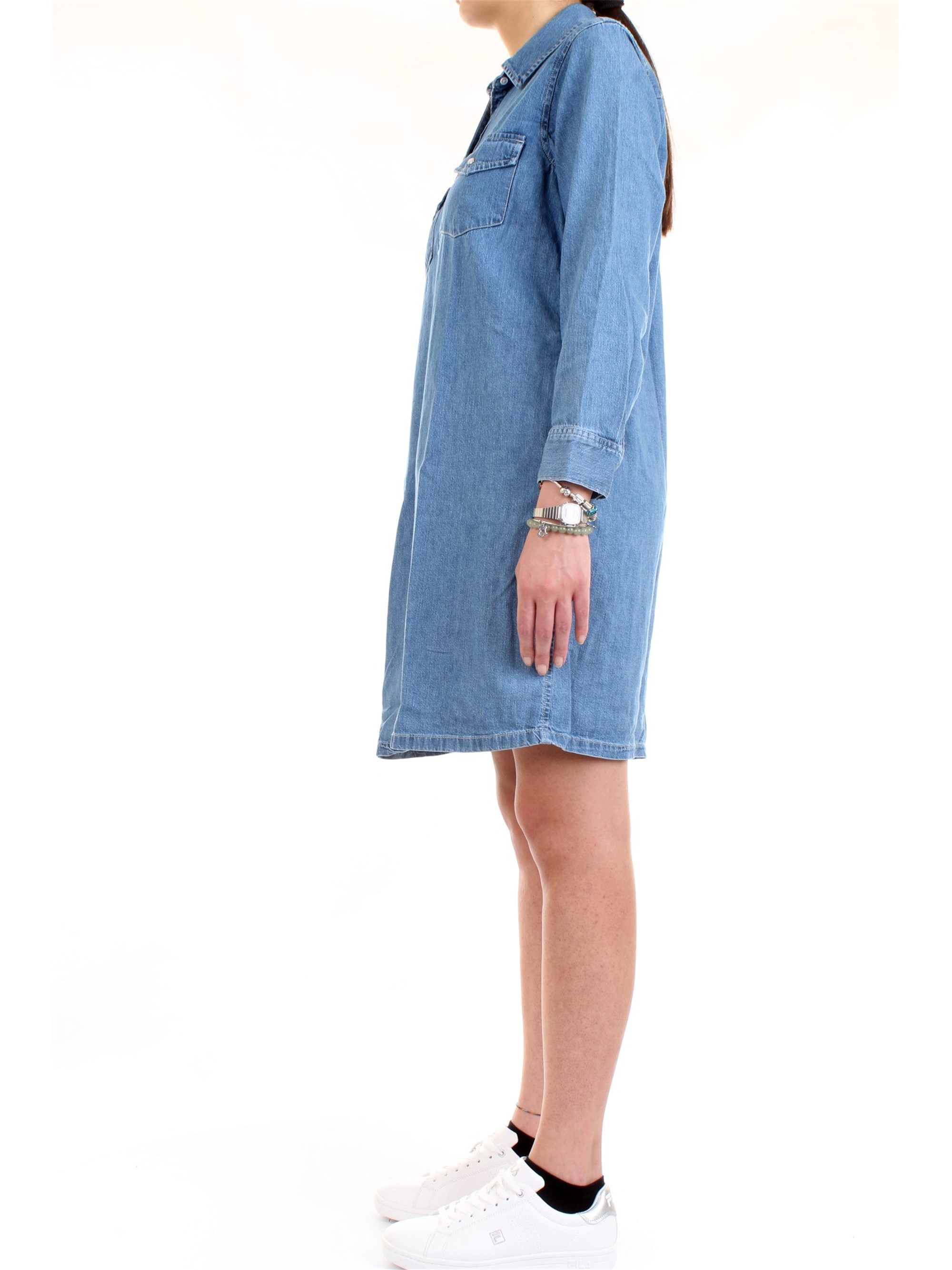 LEVI'S 85793 Blue Clothing Woman Dress LEVI'S 85793 Blue Clothing Woman Dress
