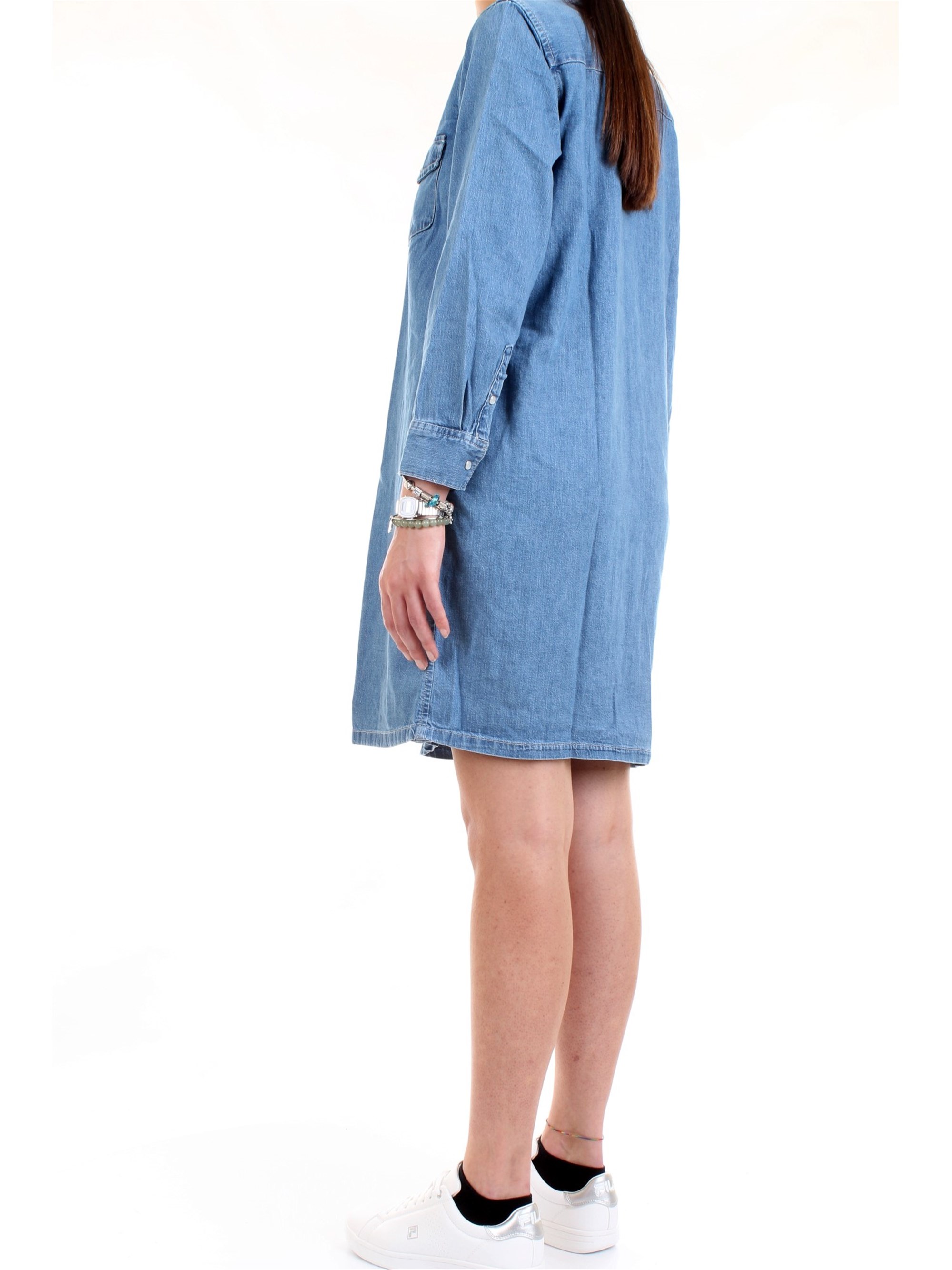 LEVI'S 85793 Blue Clothing Woman Dress LEVI'S 85793 Blue Clothing Woman Dress