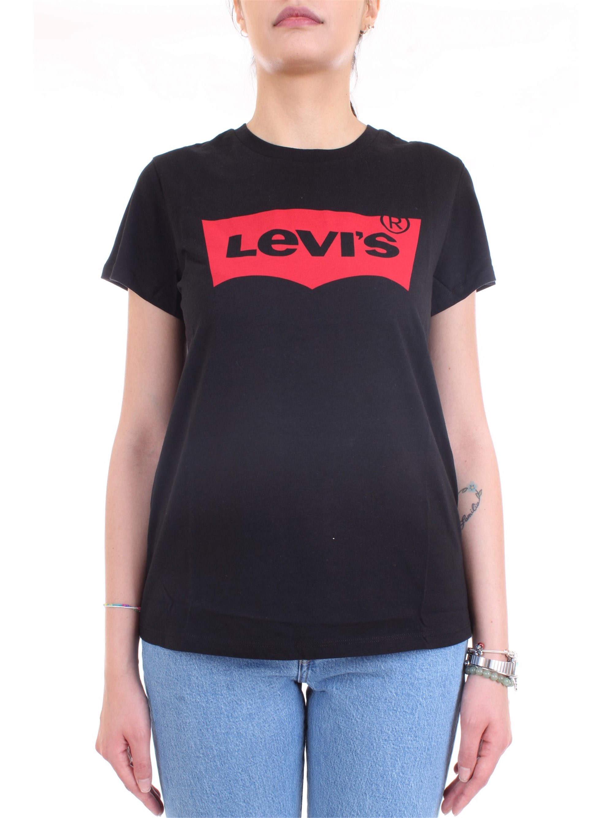 LEVI'S 17369 0201 Black Clothing Woman T-Shirt/Polo LEVI'S 17369 0201 Black Clothing Woman T-Shirt/Polo