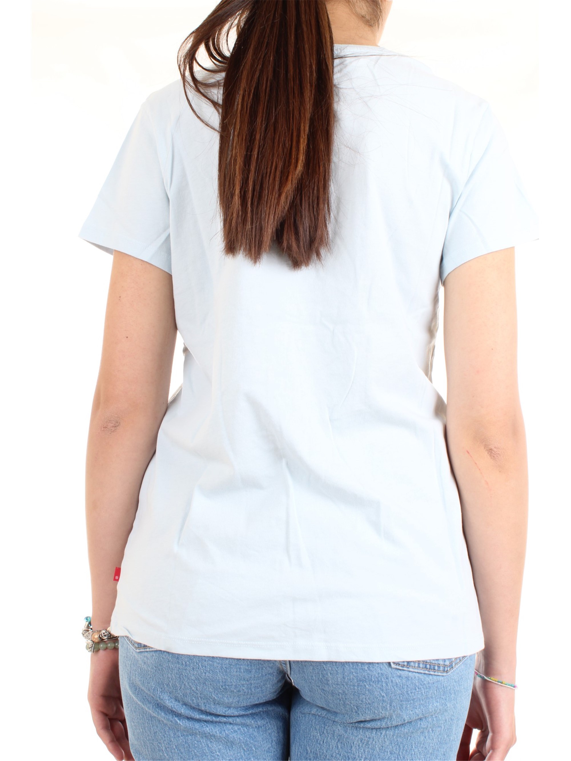 LEVI'S 17369 0905 Light blue Clothing Woman T-Shirt/Polo LEVI'S 17369 0905 Light blue Clothing Woman T-Shirt/Polo
