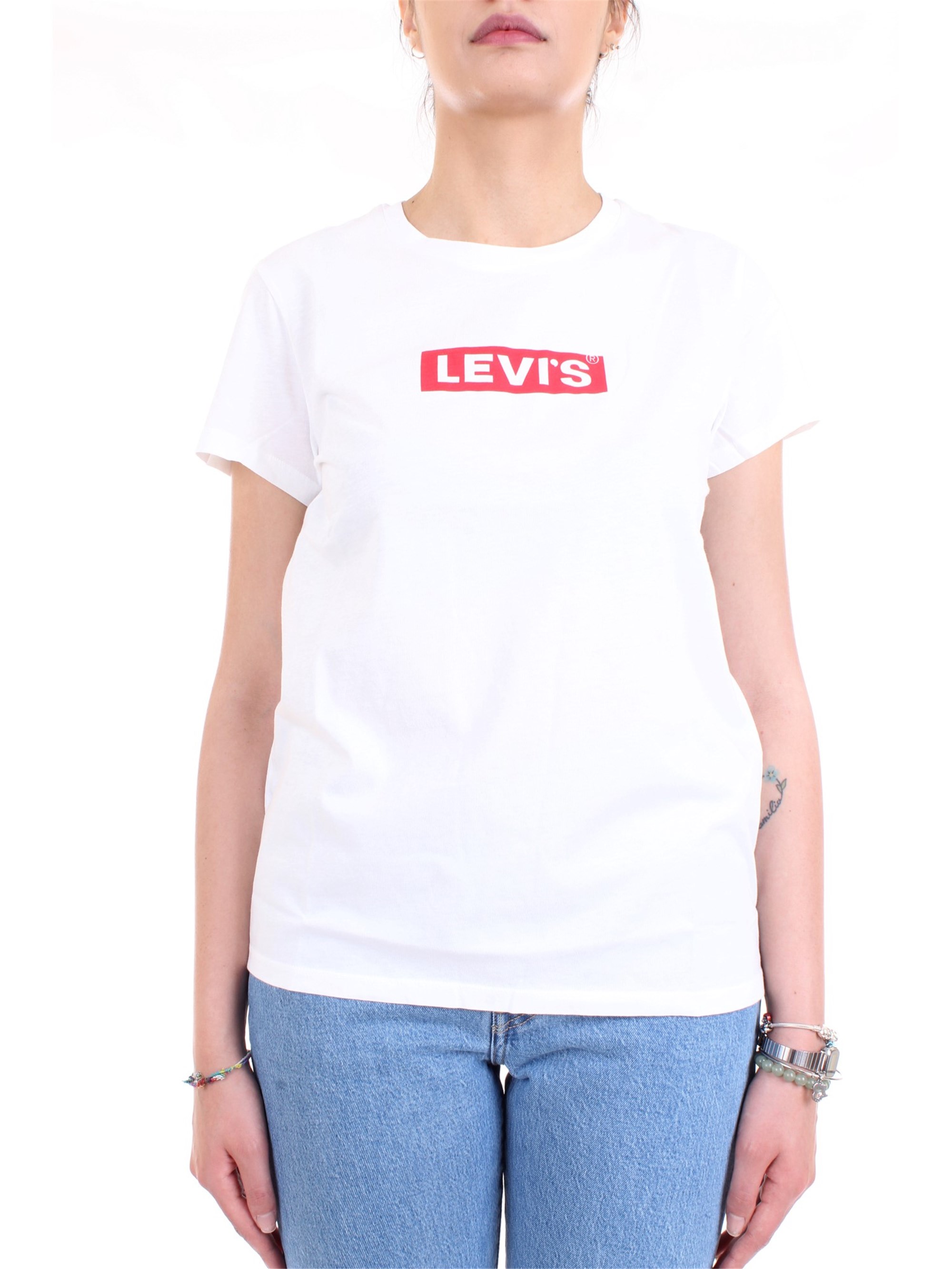 LEVI'S 17369 0903 White Clothing Woman T-Shirt/Polo LEVI'S 17369 0903 White Clothing Woman T-Shirt/Polo