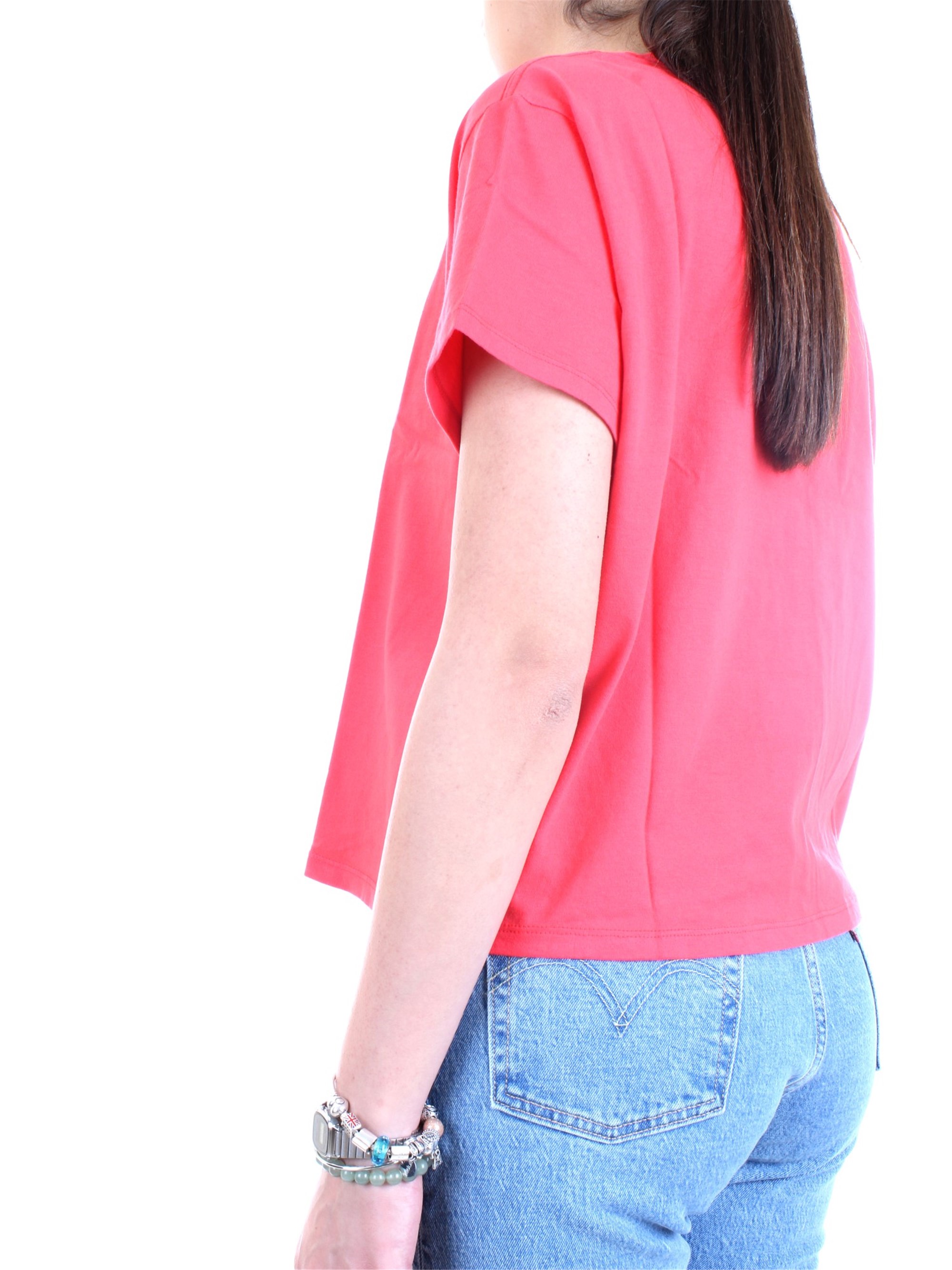 LEVI'S 69973 0070 Rosso Abbigliamento Donna T-Shirt LEVI'S 69973 0070 Rosso Abbigliamento Donna T-Shirt