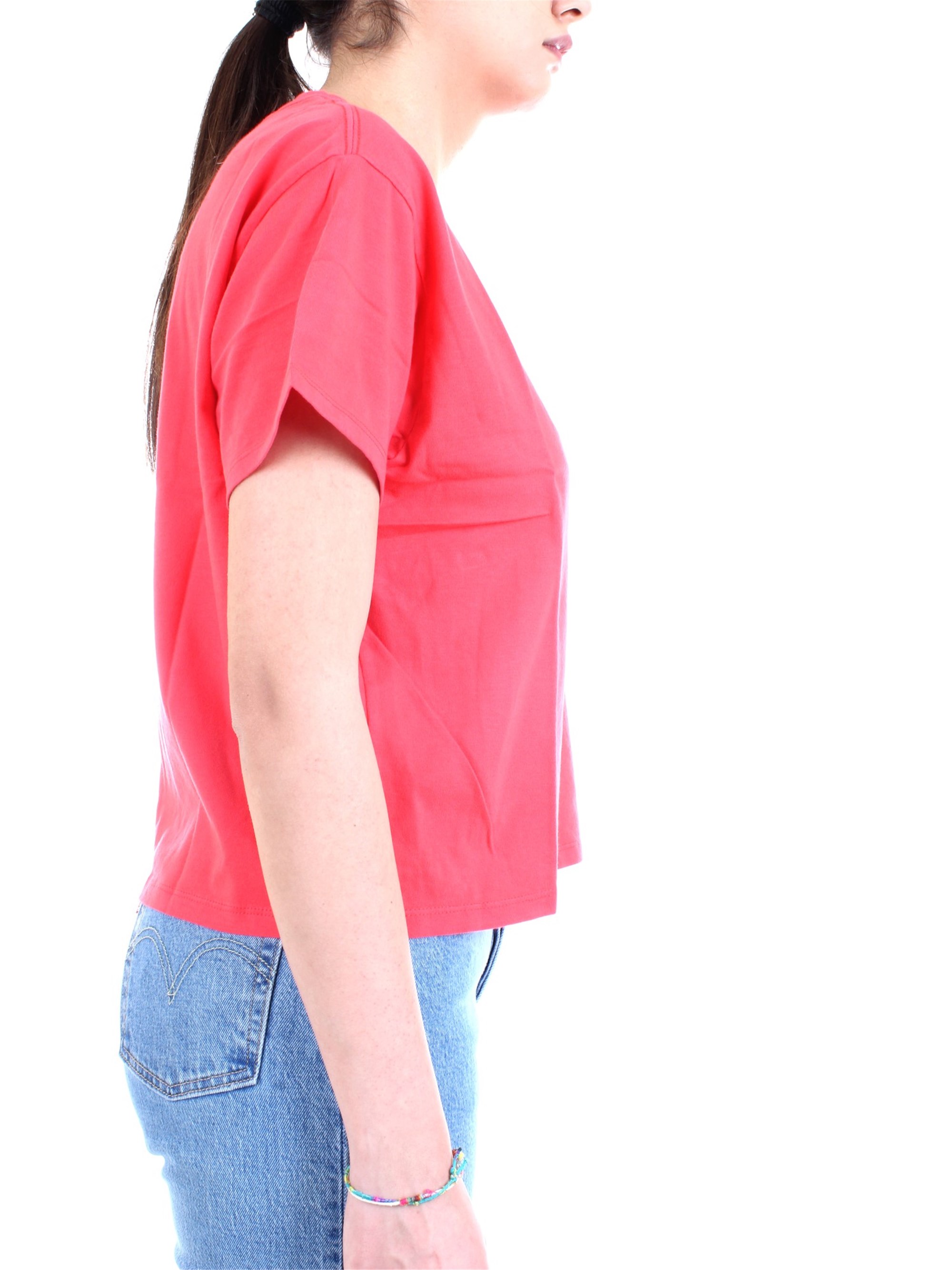 LEVI'S 69973 0070 Rosso Abbigliamento Donna T-Shirt LEVI'S 69973 0070 Rosso Abbigliamento Donna T-Shirt