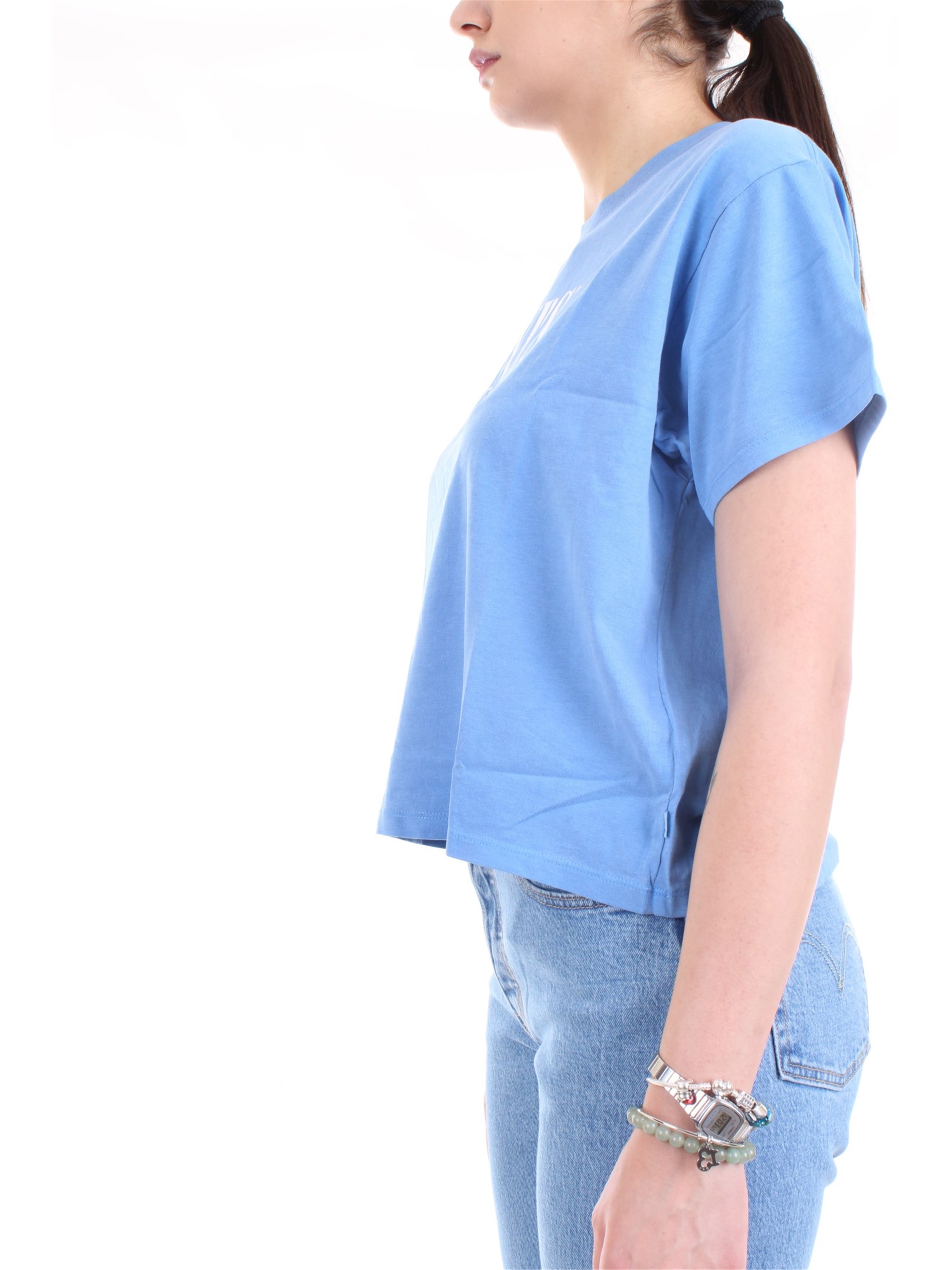 LEVI'S 69973 0069 Light blue Clothing Woman T-Shirt/Polo LEVI'S 69973 0069 Light blue Clothing Woman T-Shirt/Polo