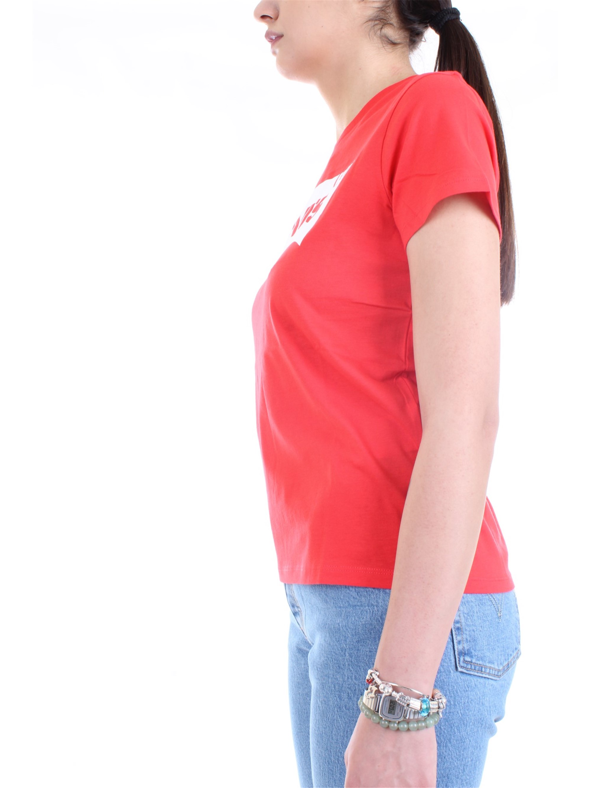 LEVI'S 17369 0792 Red Clothing Woman T-Shirt/Polo LEVI'S 17369 0792 Red Clothing Woman T-Shirt/Polo