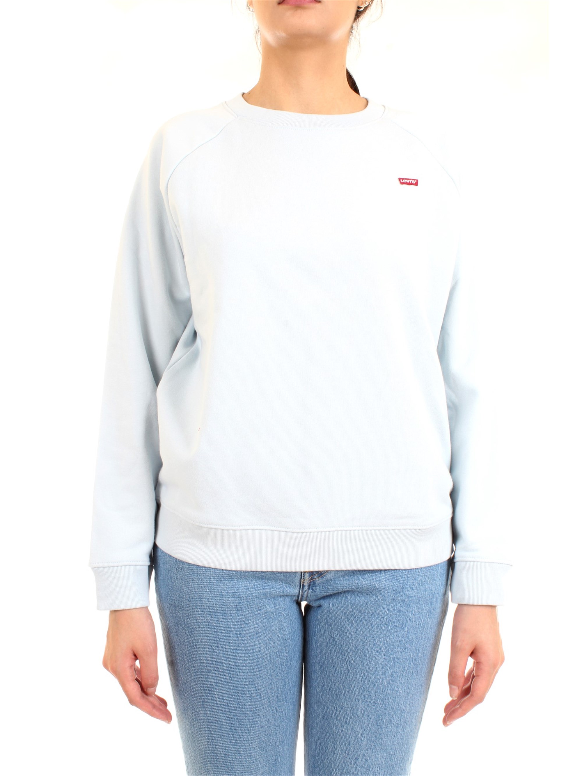 LEVI'S 85630 Light blue Clothing Woman Sweater LEVI'S 85630 Light blue Clothing Woman Sweater