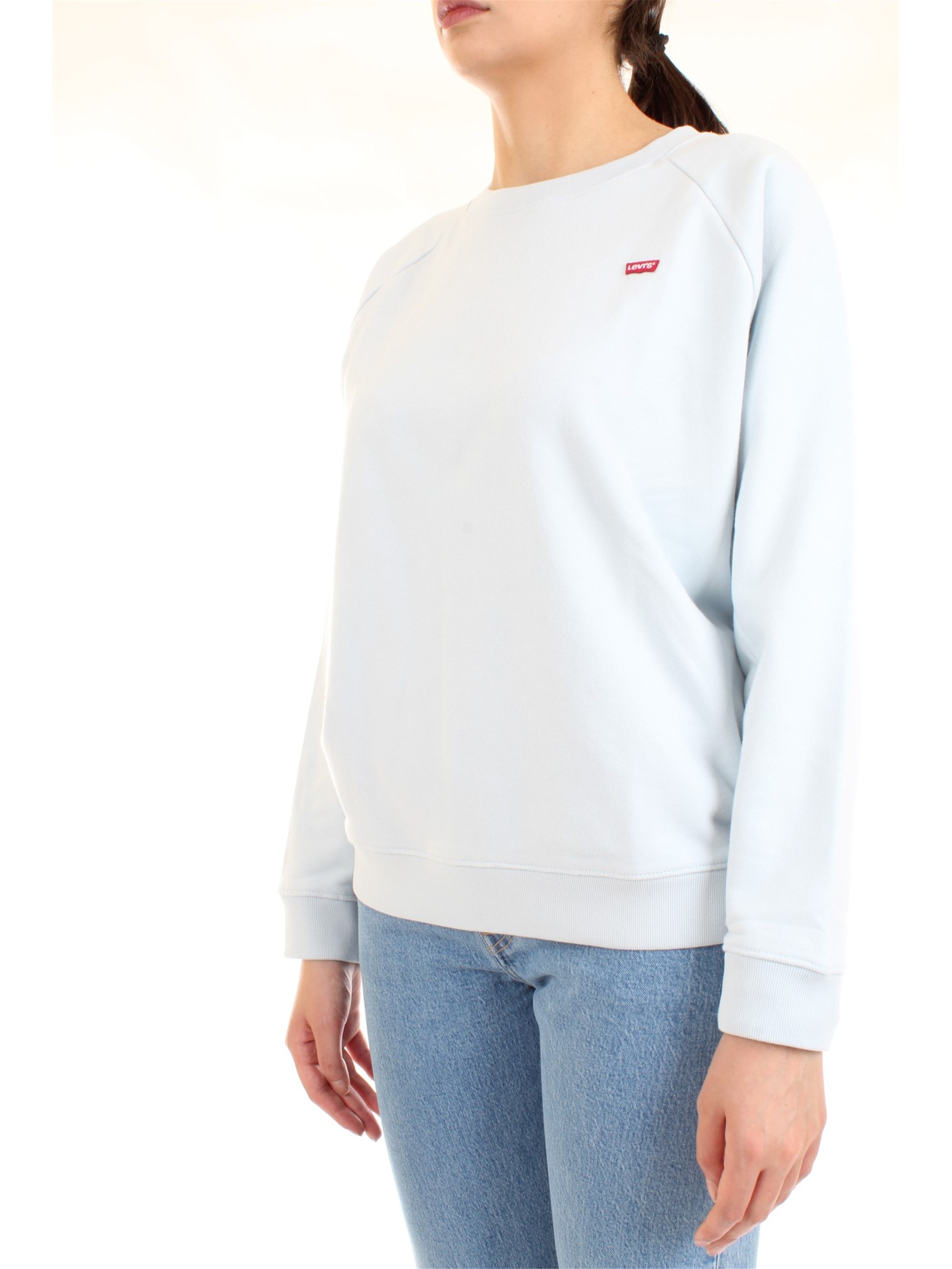 LEVI'S 85630 Light blue Clothing Woman Sweater LEVI'S 85630 Light blue Clothing Woman Sweater