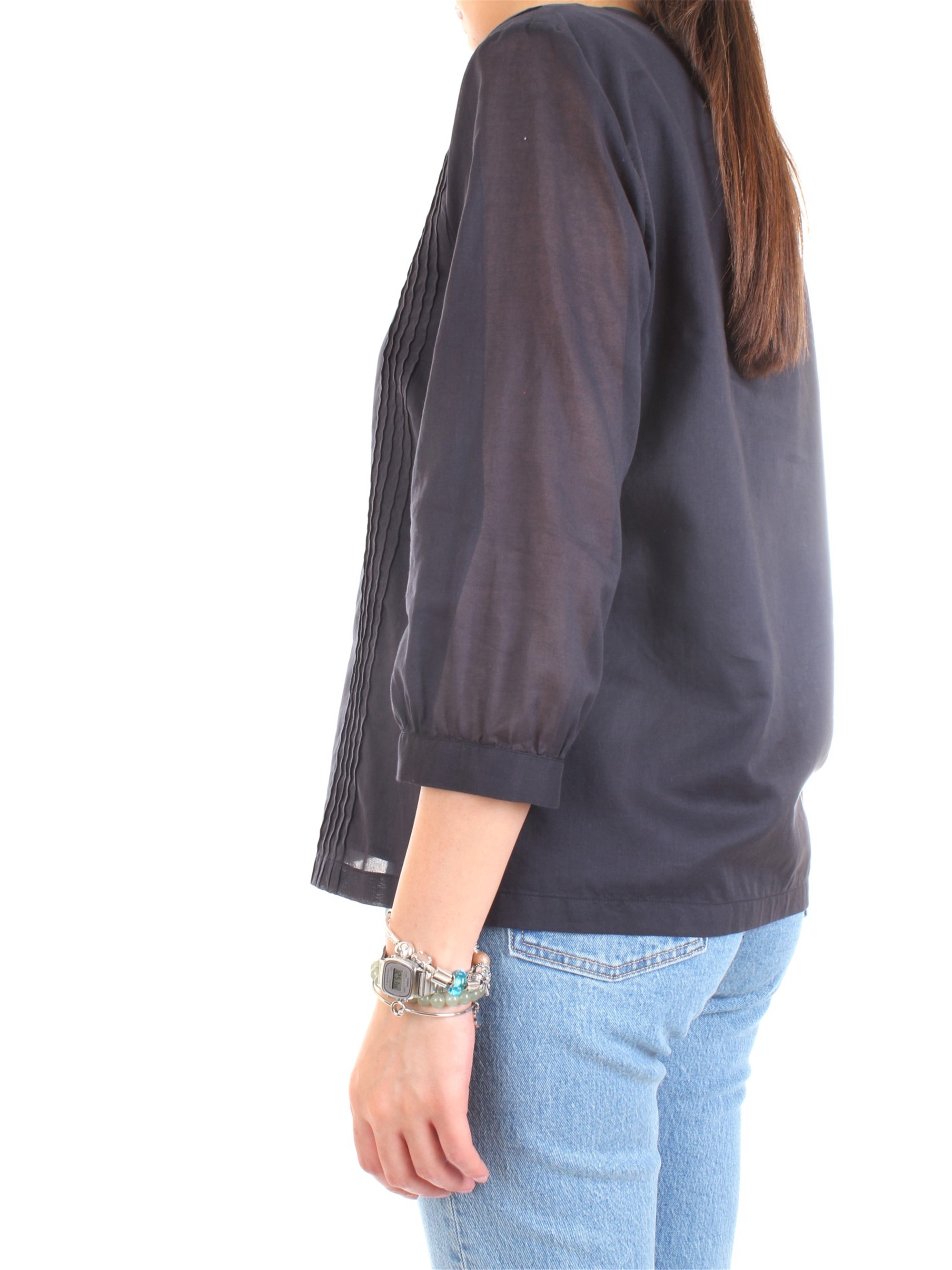 Cappellini By Peserico M06282L1 Blue Clothing Woman Shirt Cappellini By Peserico M06282L1 Blue Clothing Woman Shirt