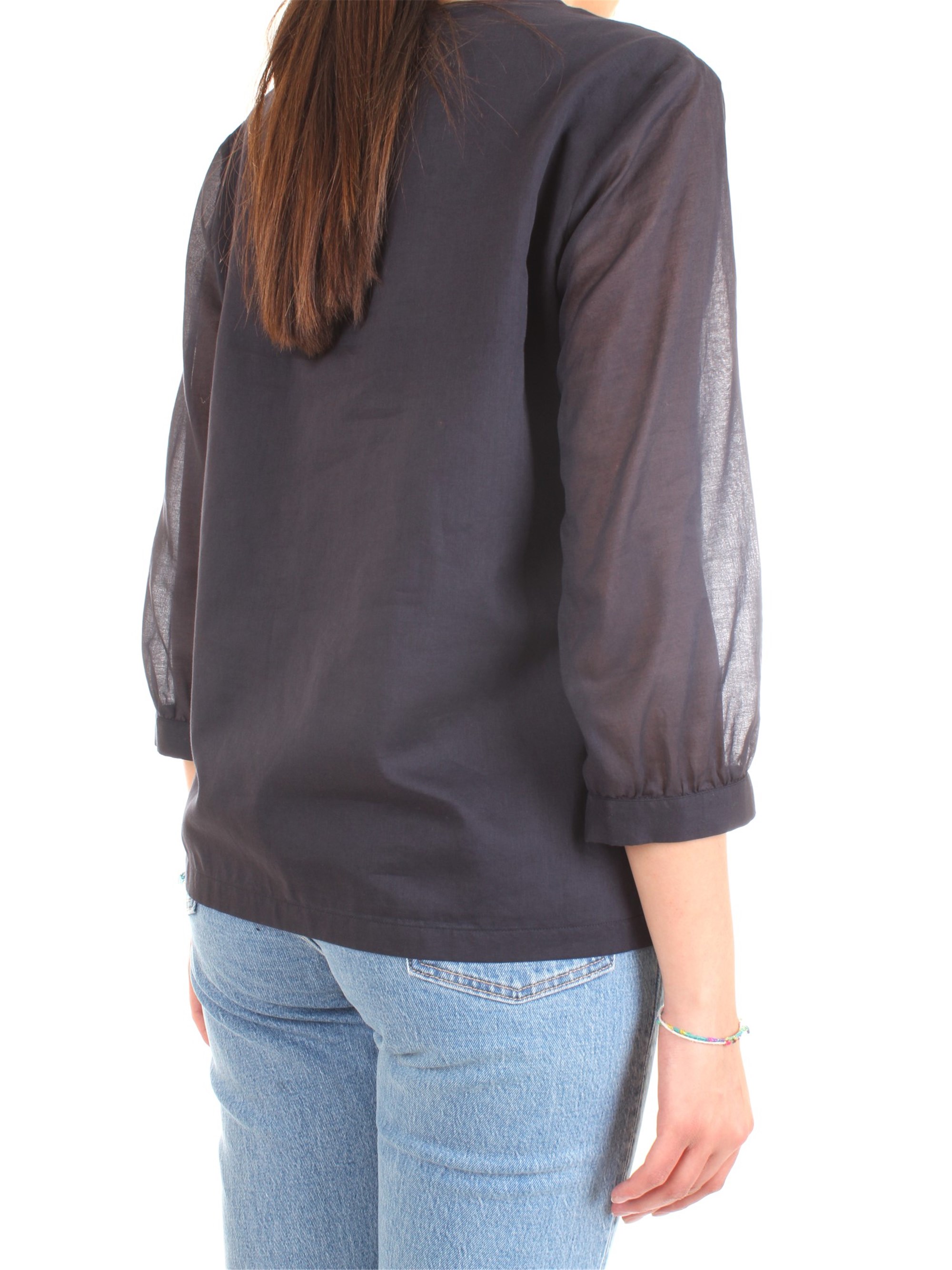 Cappellini By Peserico M06282L1 Blue Clothing Woman Shirt Cappellini By Peserico M06282L1 Blue Clothing Woman Shirt