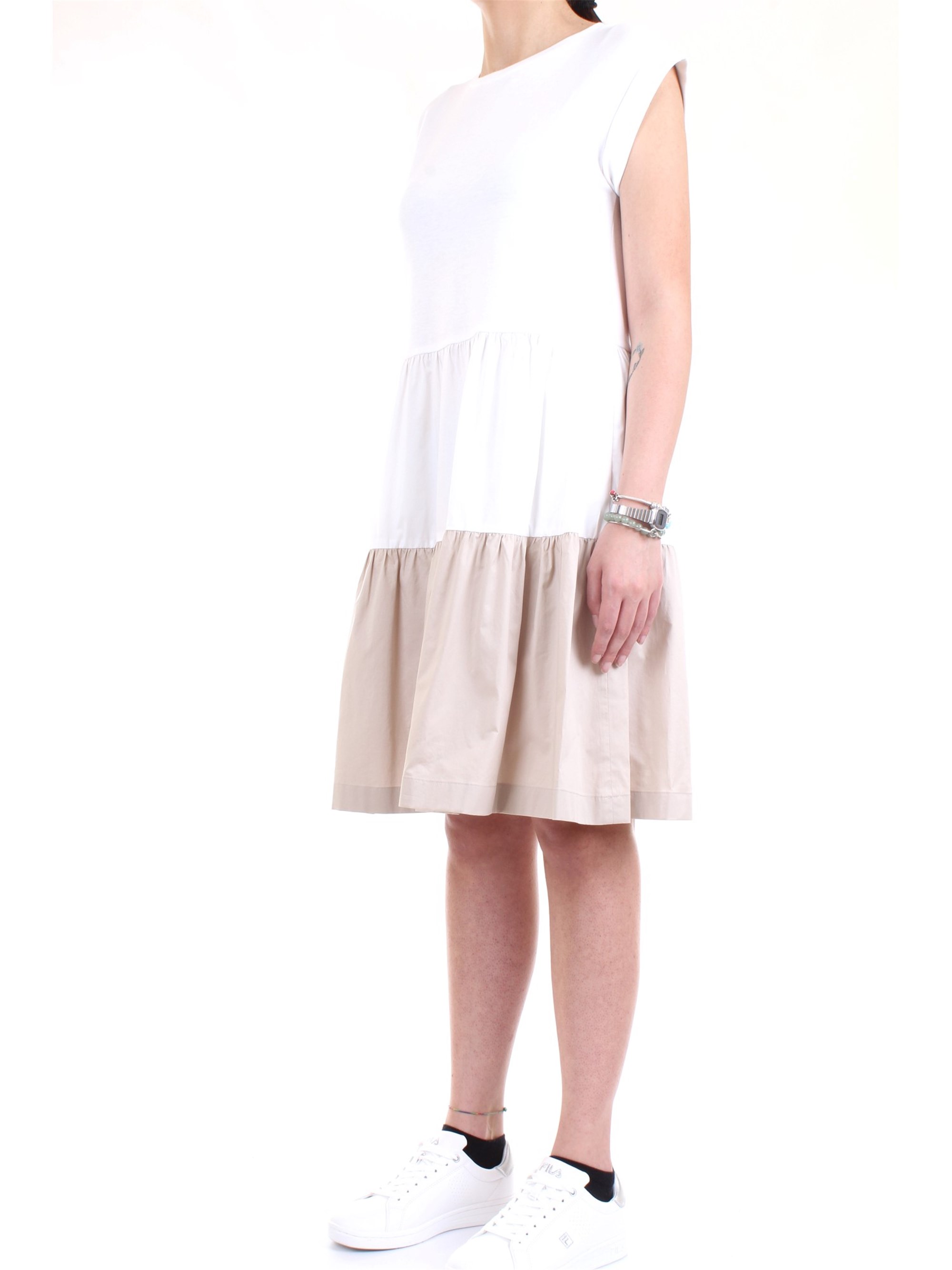 Cappellini By Peserico M02102J0 White Clothing Woman Dress Cappellini By Peserico M02102J0 White Clothing Woman Dress