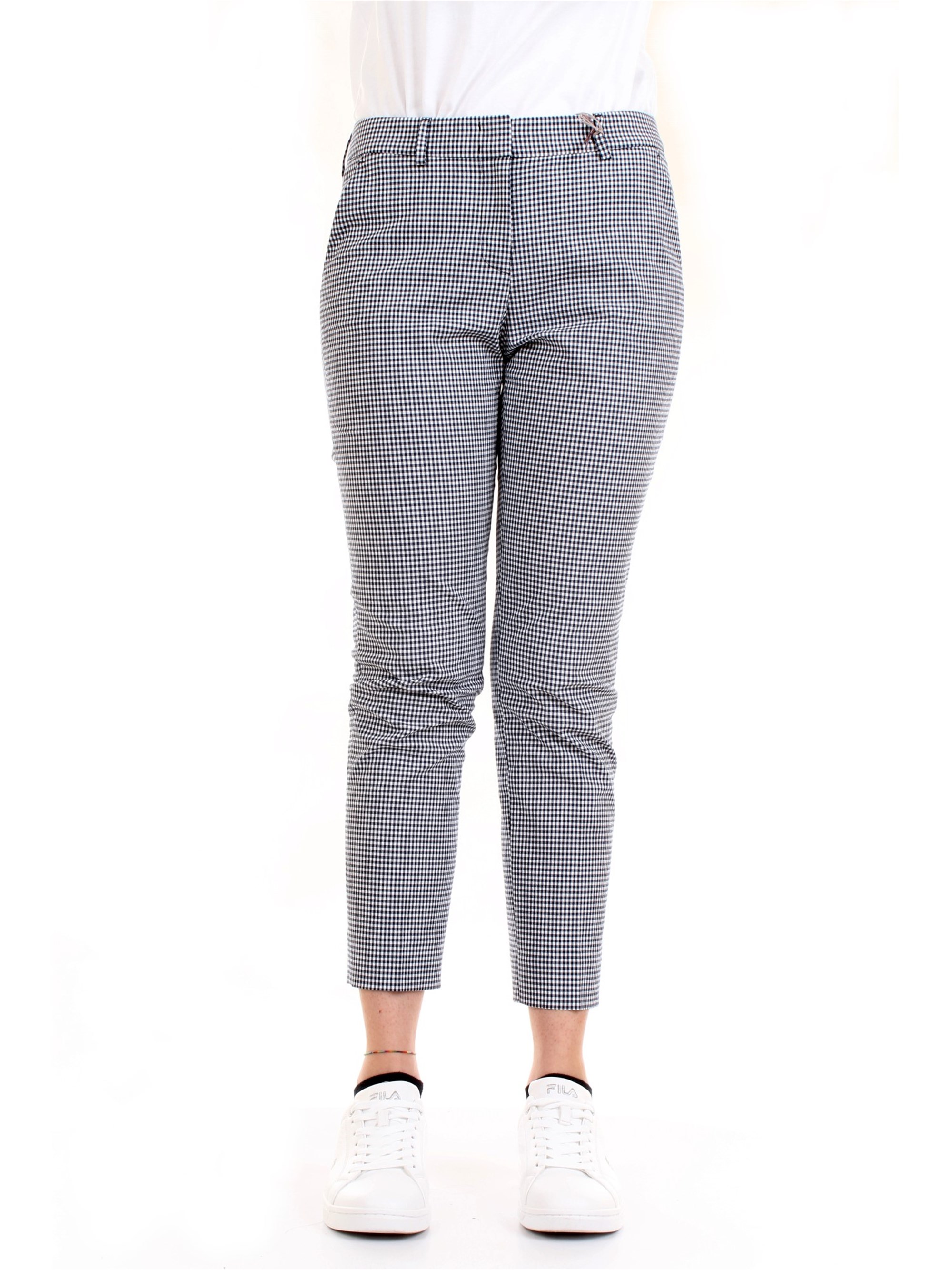 Cappellini By Peserico M04716 Blue Clothing Woman Trousers Cappellini By Peserico M04716 Blue Clothing Woman Trousers