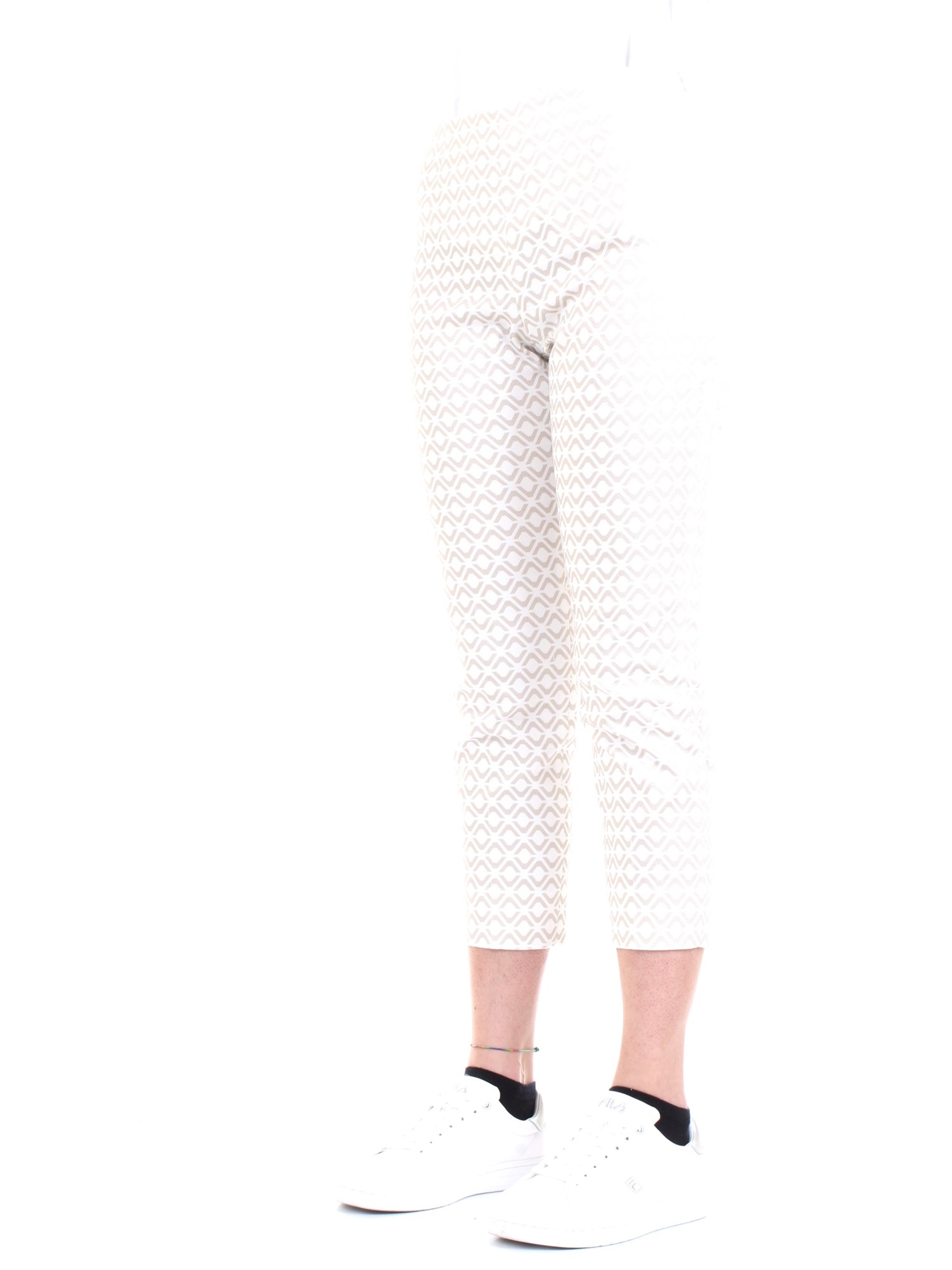 Cappellini By Peserico MH4863 White Clothing Woman Trousers Cappellini By Peserico MH4863 White Clothing Woman Trousers