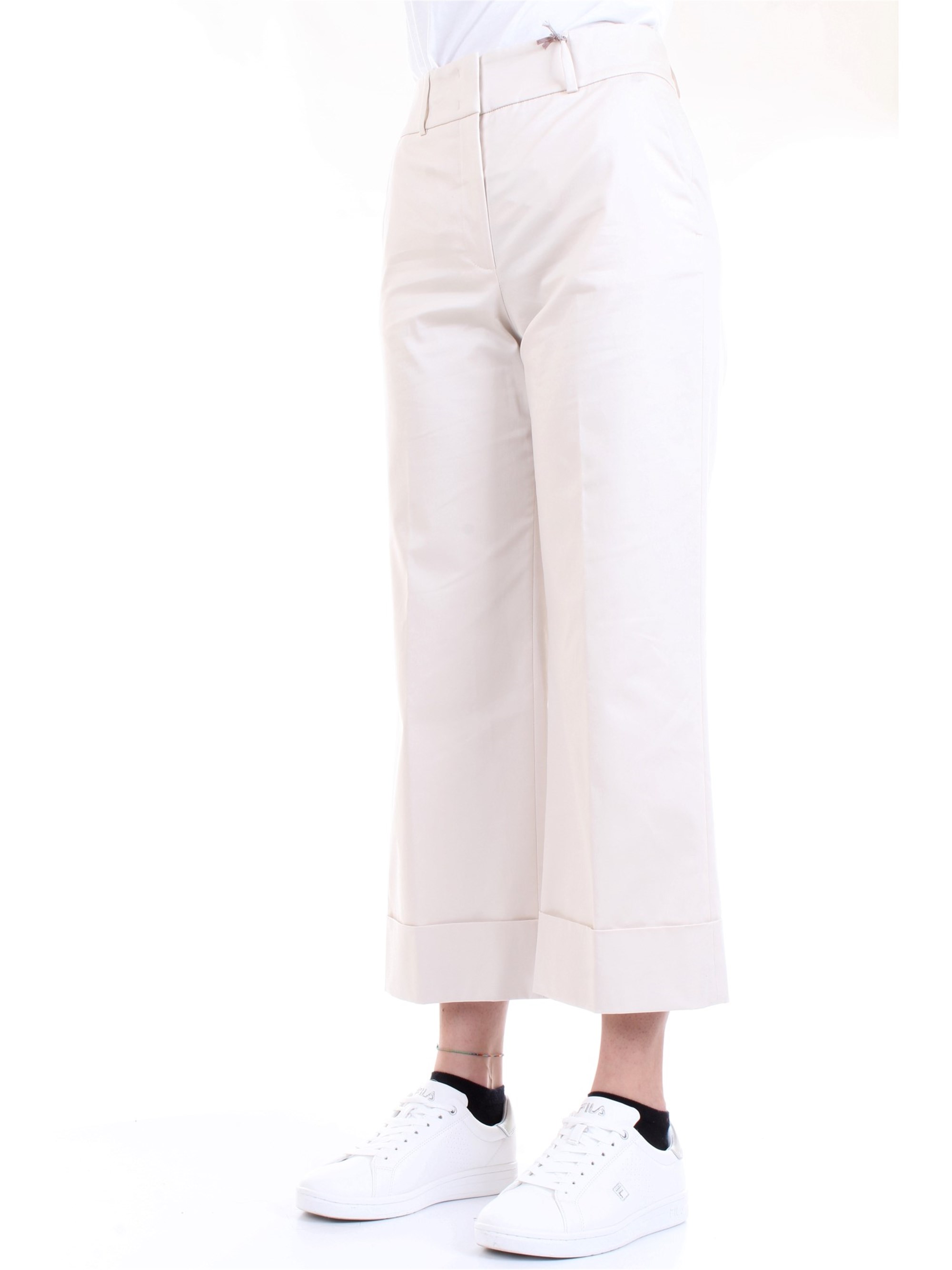 Cappellini By Peserico M04772 Beige Clothing Woman Trousers Cappellini By Peserico M04772 Beige Clothing Woman Trousers