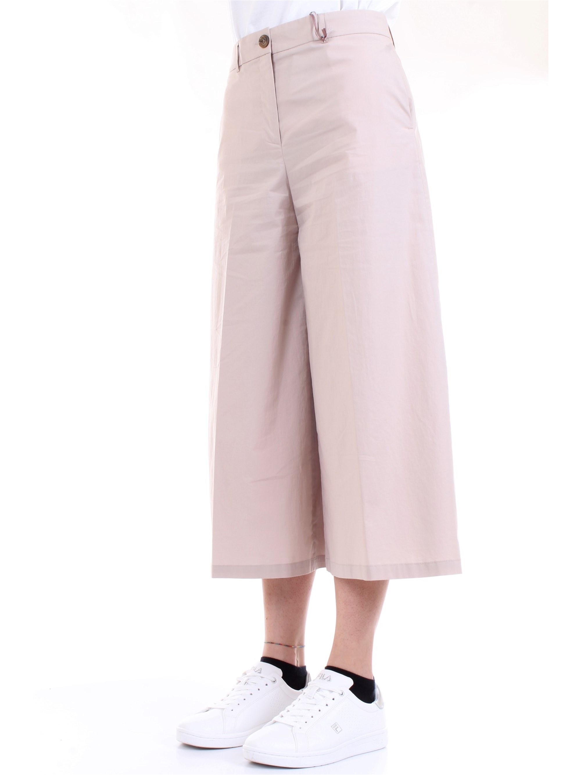 Cappellini By Peserico M04919 Beige Clothing Woman Trousers Cappellini By Peserico M04919 Beige Clothing Woman Trousers