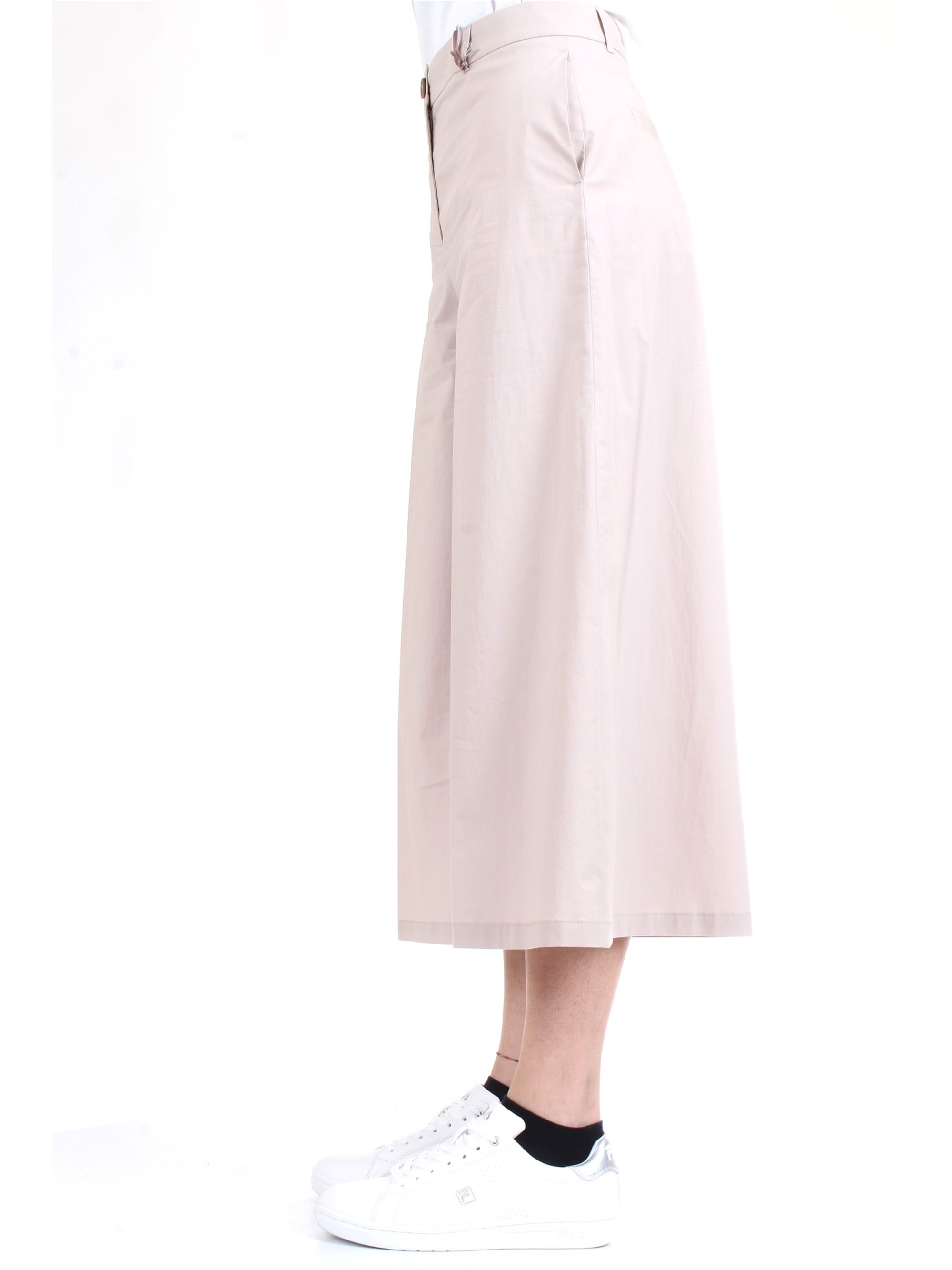 Cappellini By Peserico M04919 Beige Clothing Woman Trousers Cappellini By Peserico M04919 Beige Clothing Woman Trousers