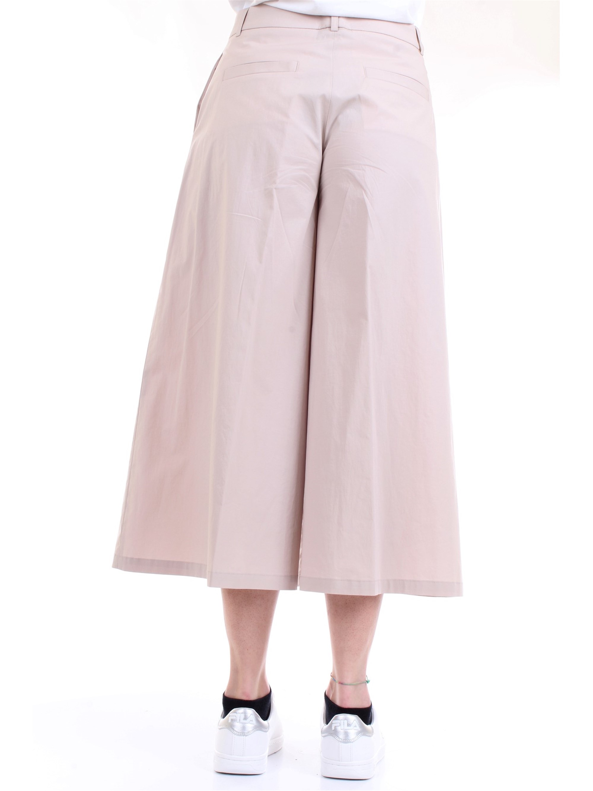 Cappellini By Peserico M04919 Beige Clothing Woman Trousers Cappellini By Peserico M04919 Beige Clothing Woman Trousers