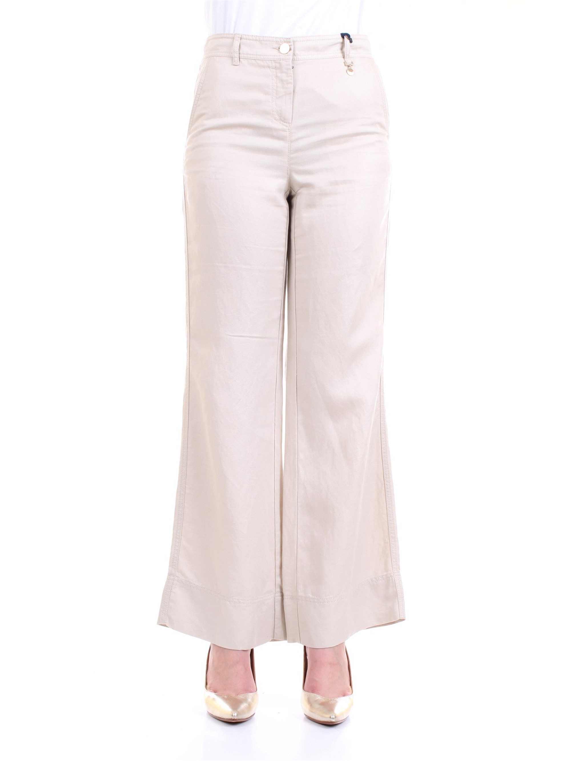 PENNYBLACK 31310219 Beige Clothing Woman Trousers PENNYBLACK 31310219 Beige Clothing Woman Trousers