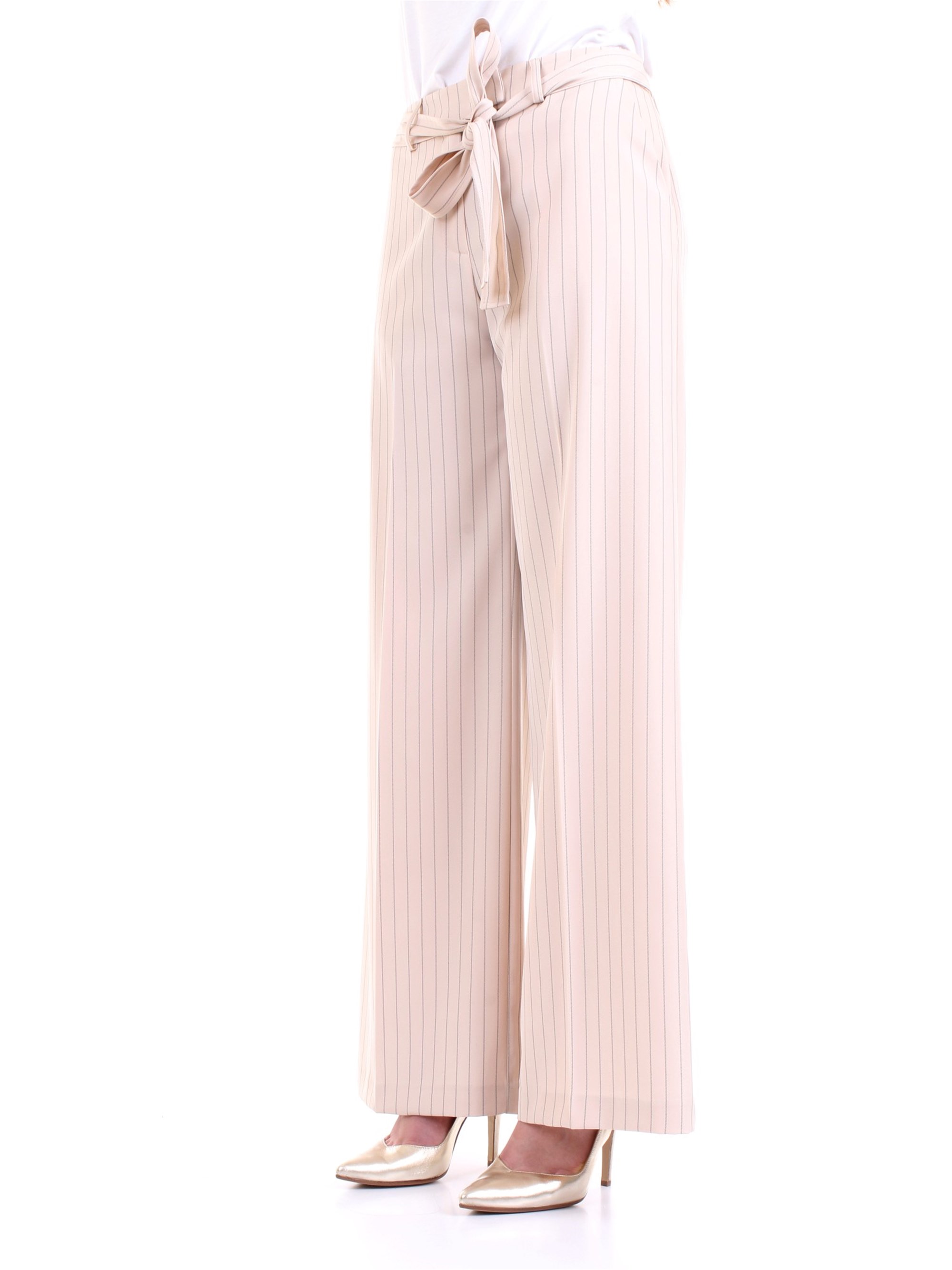 LANACAPRINA PF2209 Milk Clothing Woman Trousers LANACAPRINA PF2209 Milk Clothing Woman Trousers