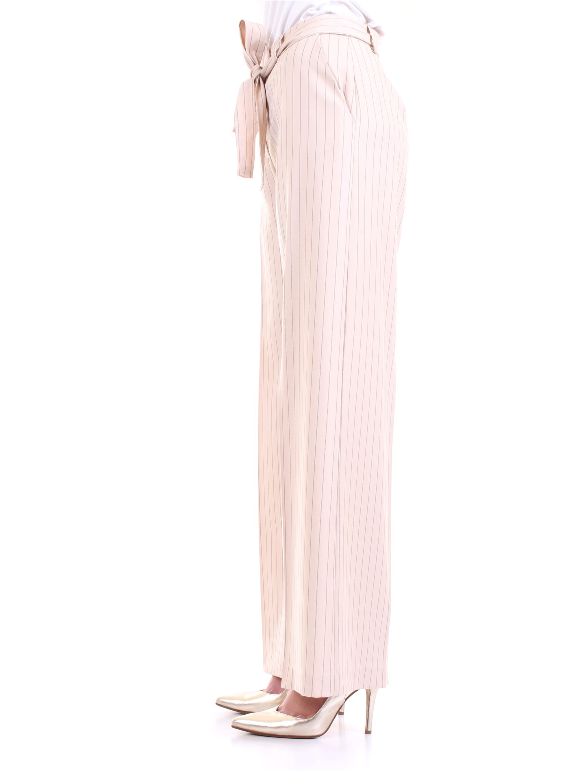 LANACAPRINA PF2209 Milk Clothing Woman Trousers LANACAPRINA PF2209 Milk Clothing Woman Trousers