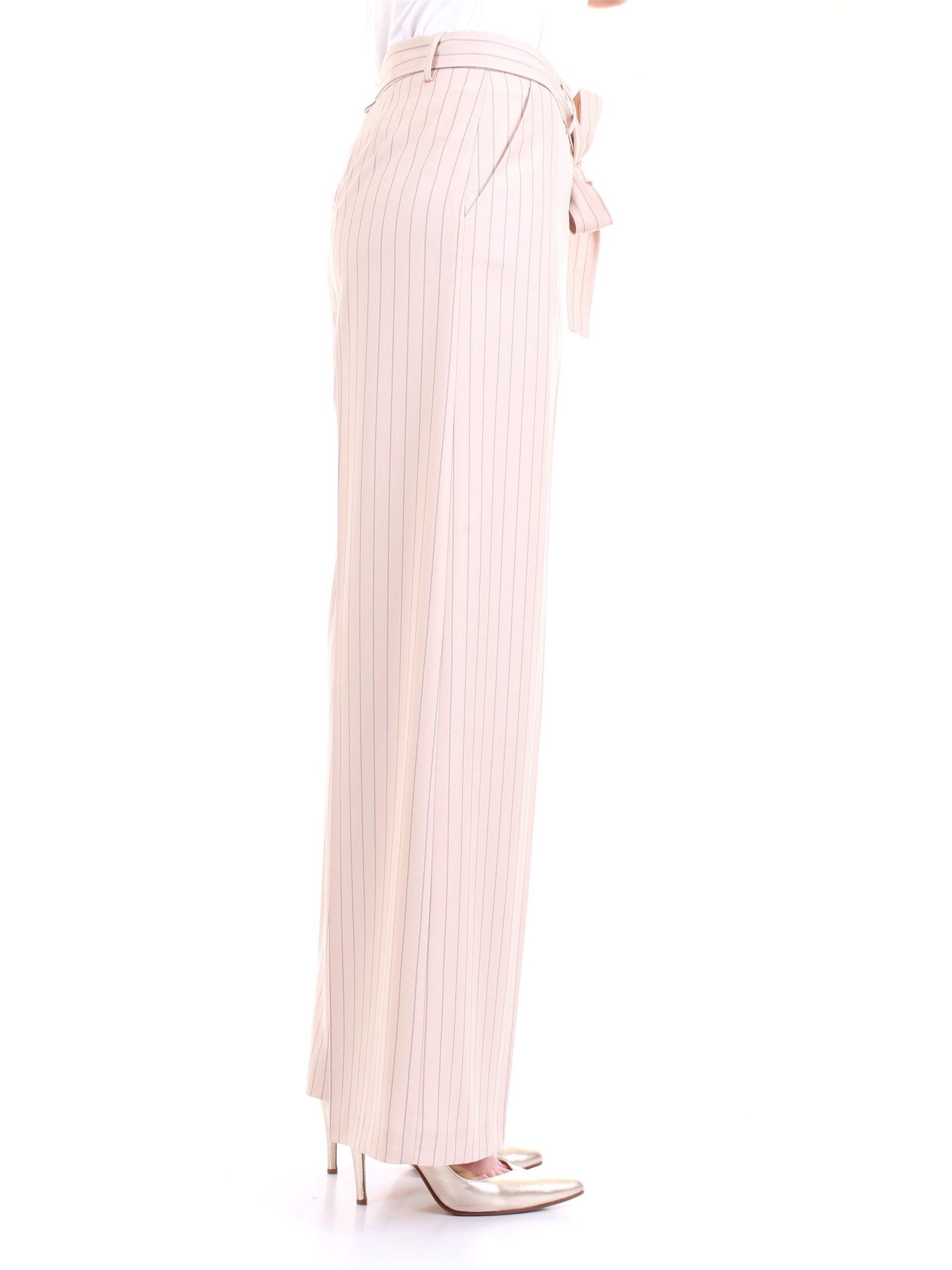LANACAPRINA PF2209 Milk Clothing Woman Trousers LANACAPRINA PF2209 Milk Clothing Woman Trousers