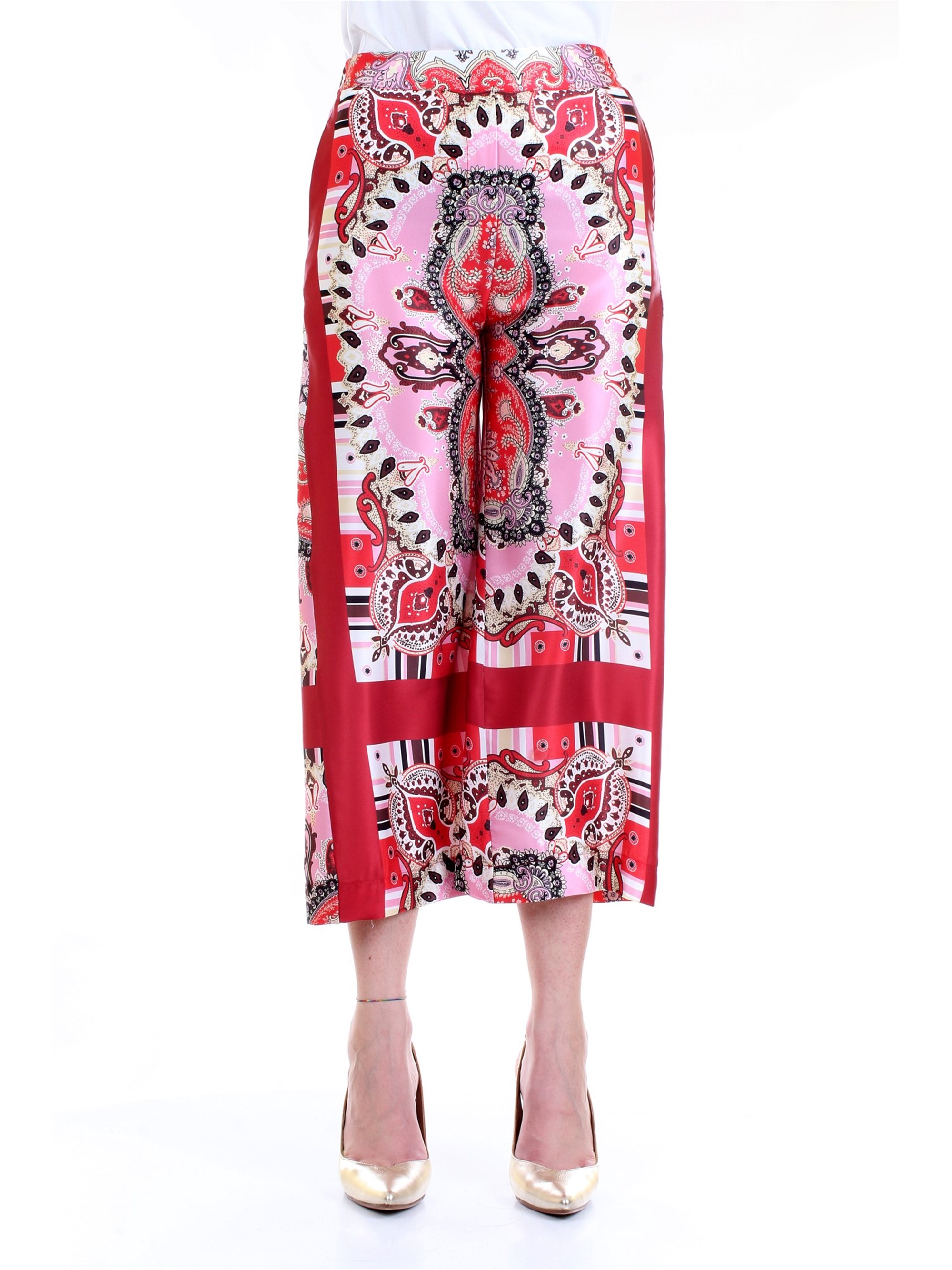 LANACAPRINA PF2232 Red Clothing Woman Trousers LANACAPRINA PF2232 Red Clothing Woman Trousers