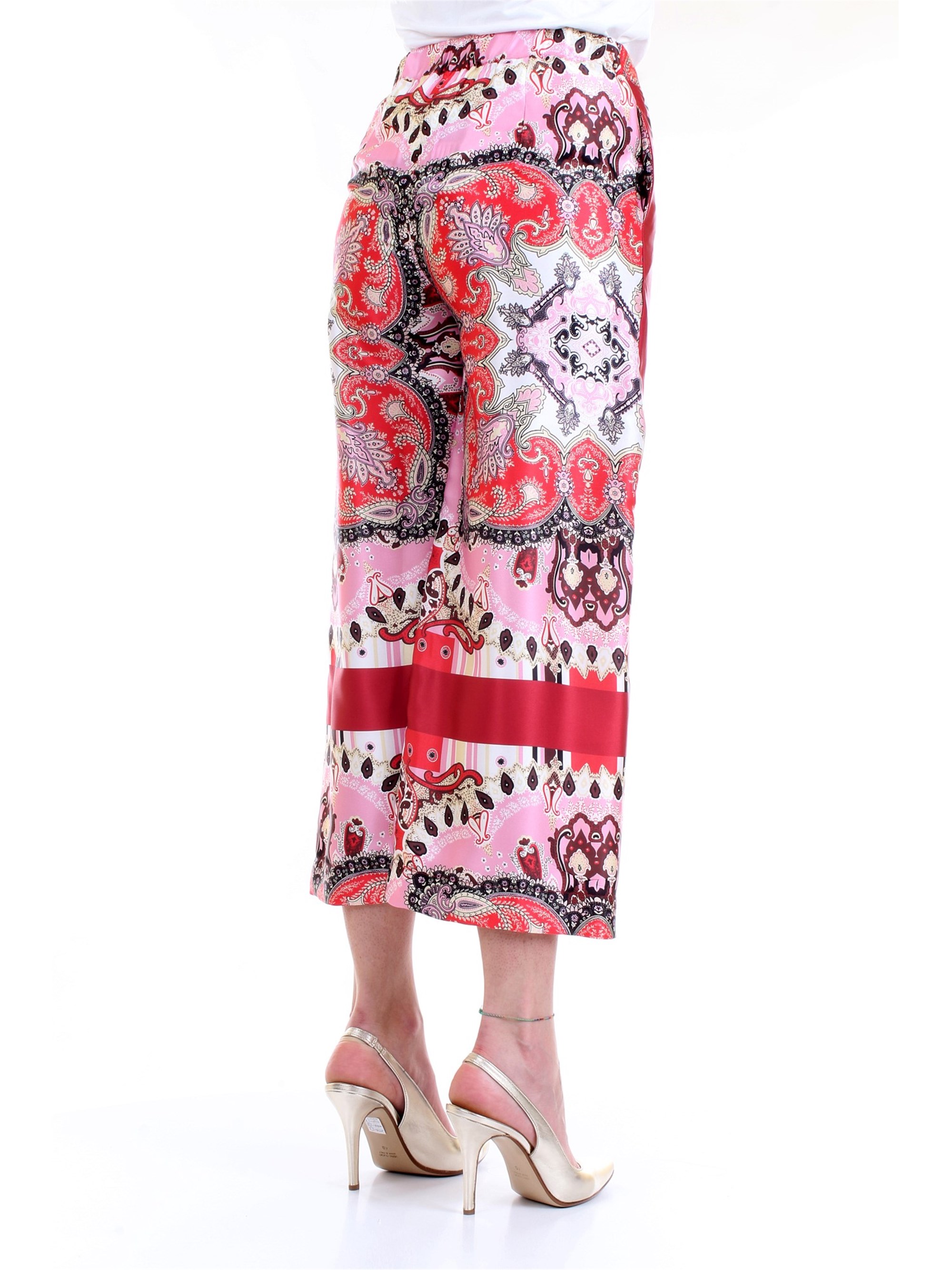 LANACAPRINA PF2232 Red Clothing Woman Trousers LANACAPRINA PF2232 Red Clothing Woman Trousers