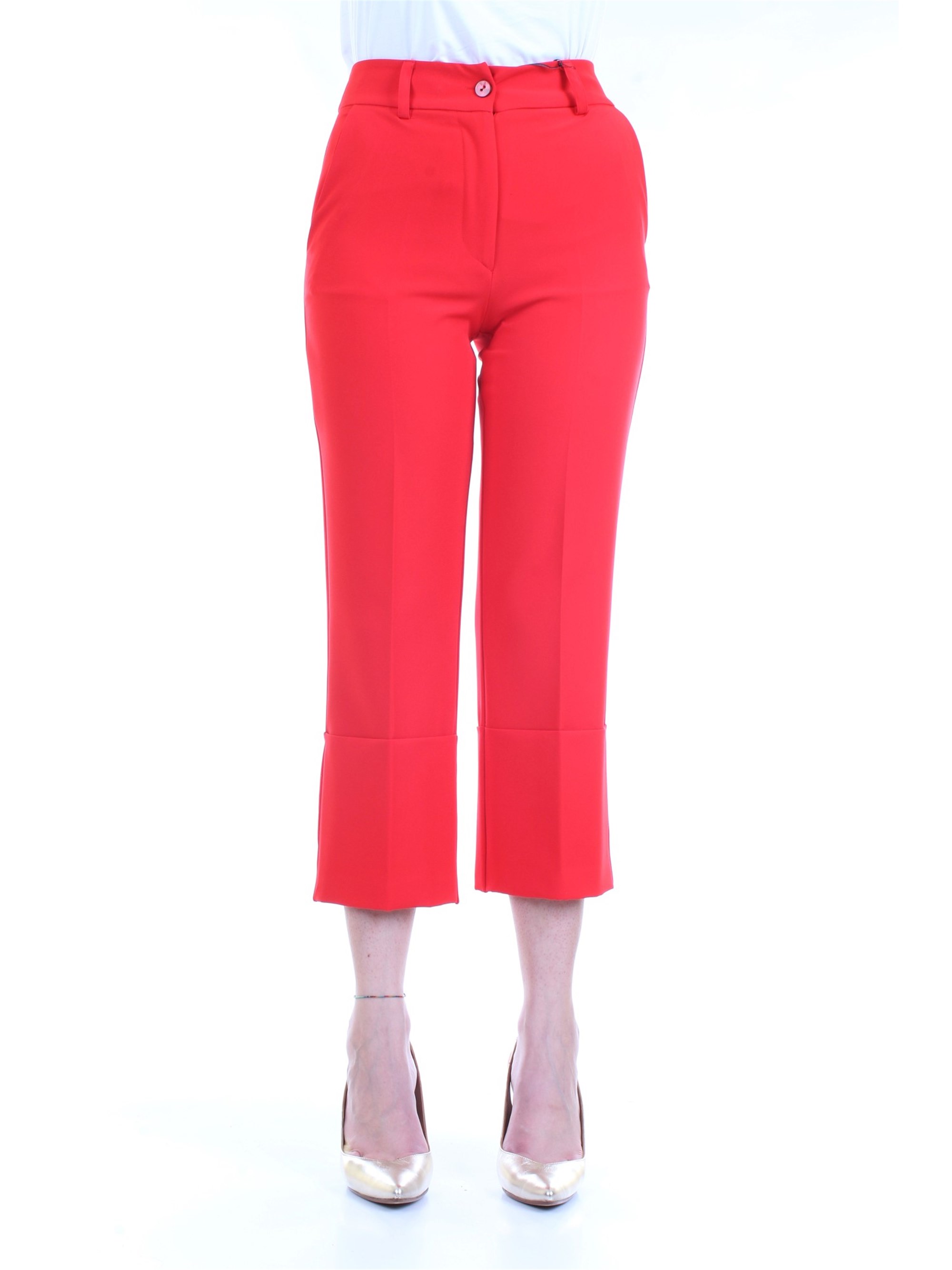 LANACAPRINA PF2235 Red Clothing Woman Trousers LANACAPRINA PF2235 Red Clothing Woman Trousers