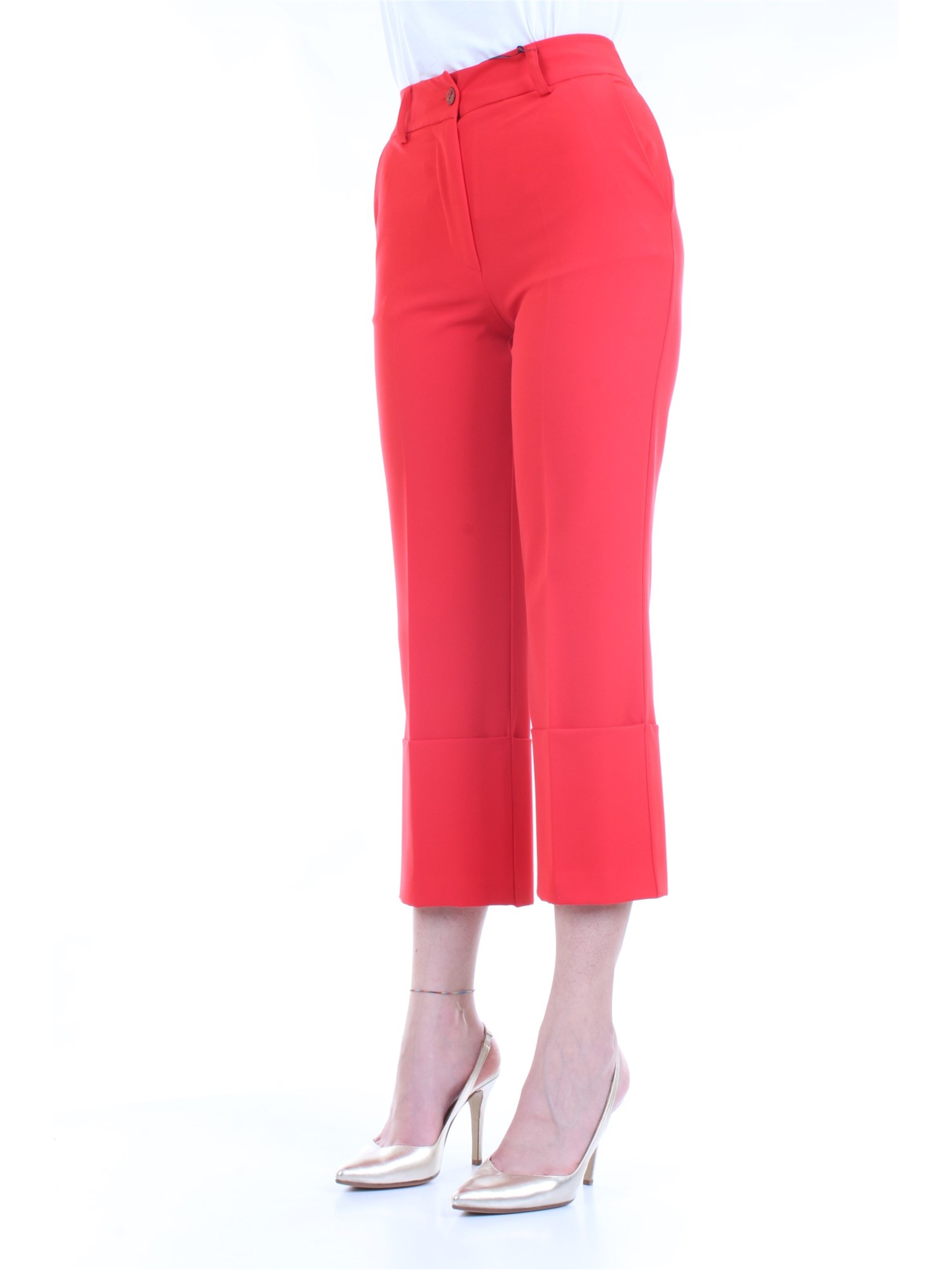 LANACAPRINA PF2235 Red Clothing Woman Trousers LANACAPRINA PF2235 Red Clothing Woman Trousers