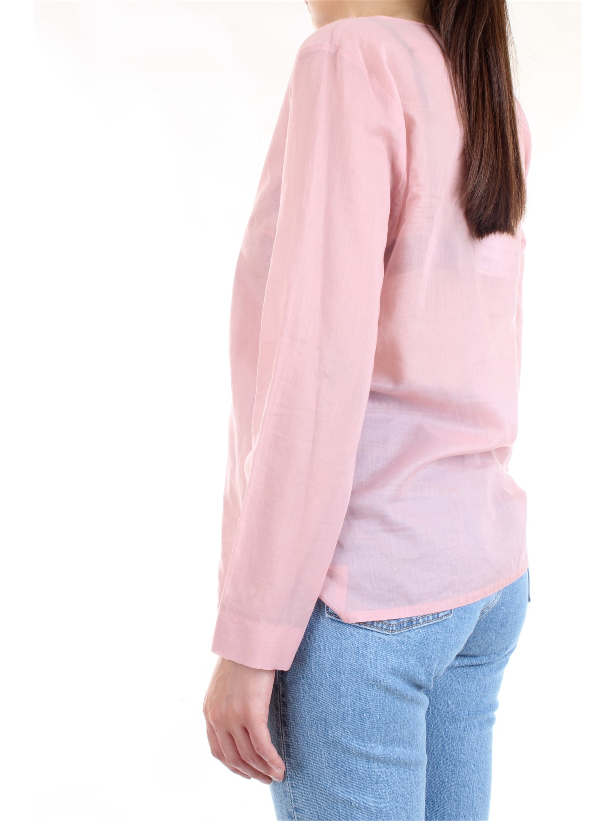 Cappellini By Peserico 57M06339L1 Pink Clothing Woman Shirt Cappellini By Peserico 57M06339L1 Pink Clothing Woman Shirt