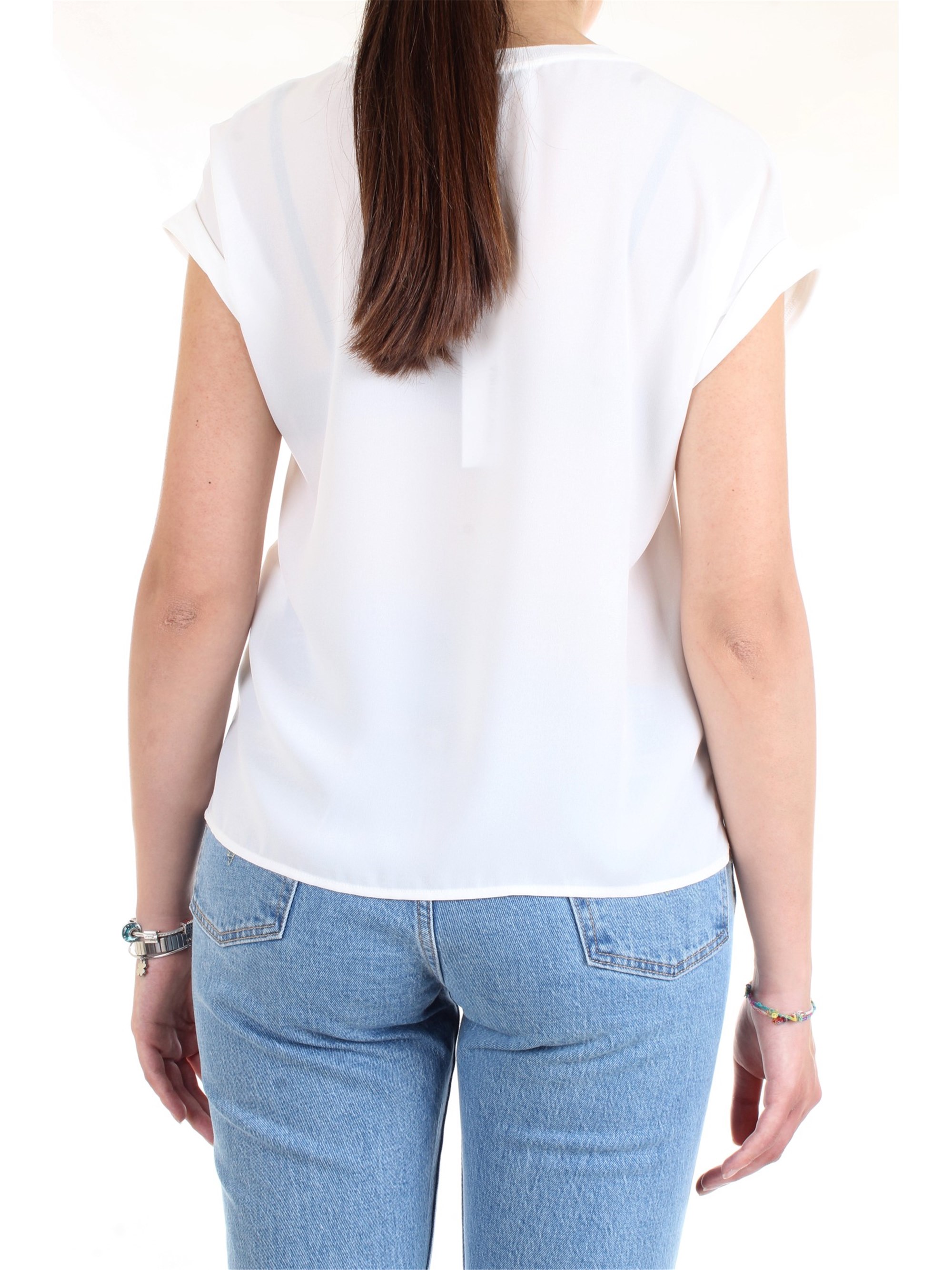 LANACAPRINA PF2234 White Clothing Woman T-Shirt/Polo LANACAPRINA PF2234 White Clothing Woman T-Shirt/Polo