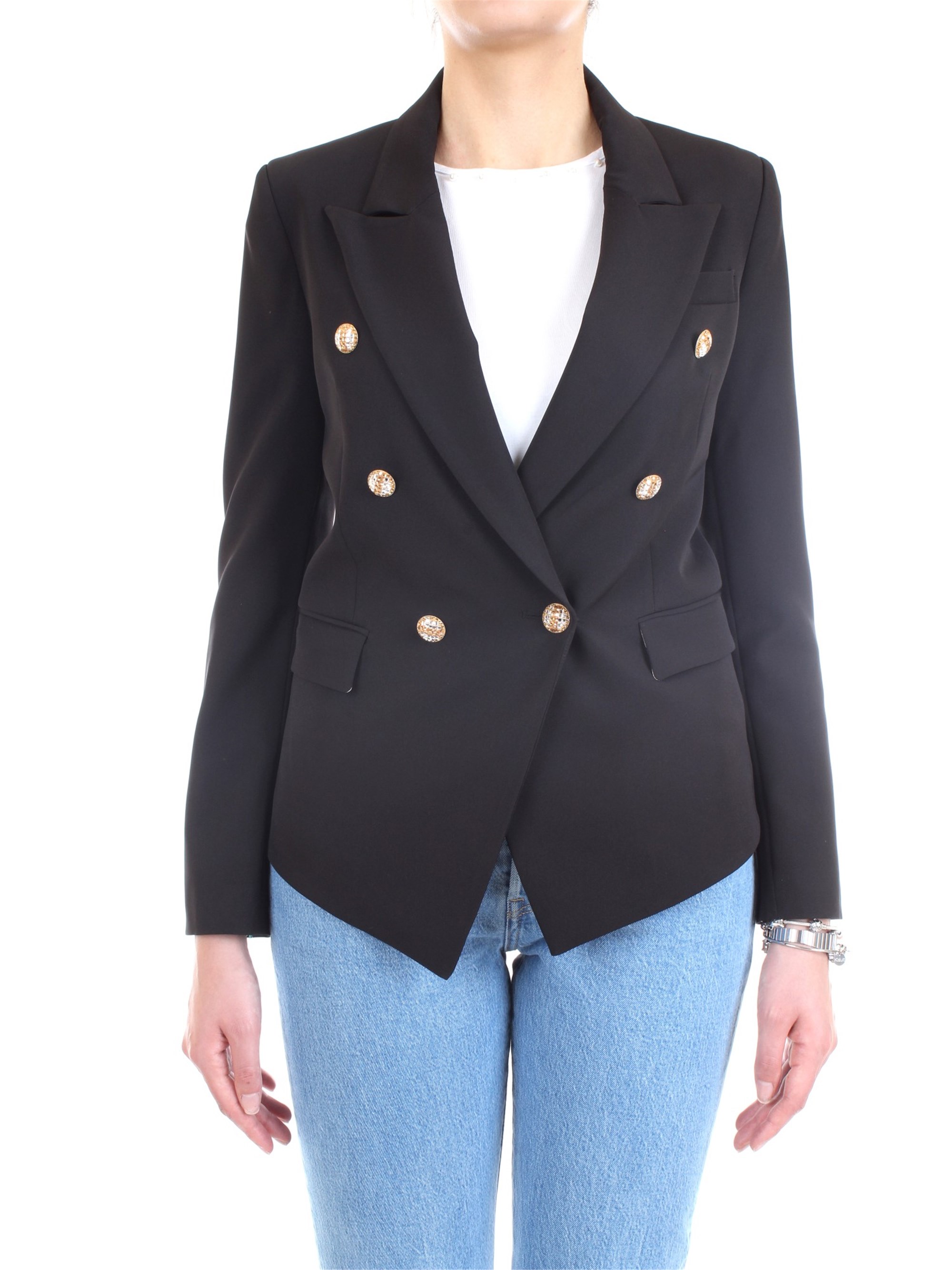 LANACAPRINA PF2237 Black Clothing Woman Jacket LANACAPRINA PF2237 Black Clothing Woman Jacket