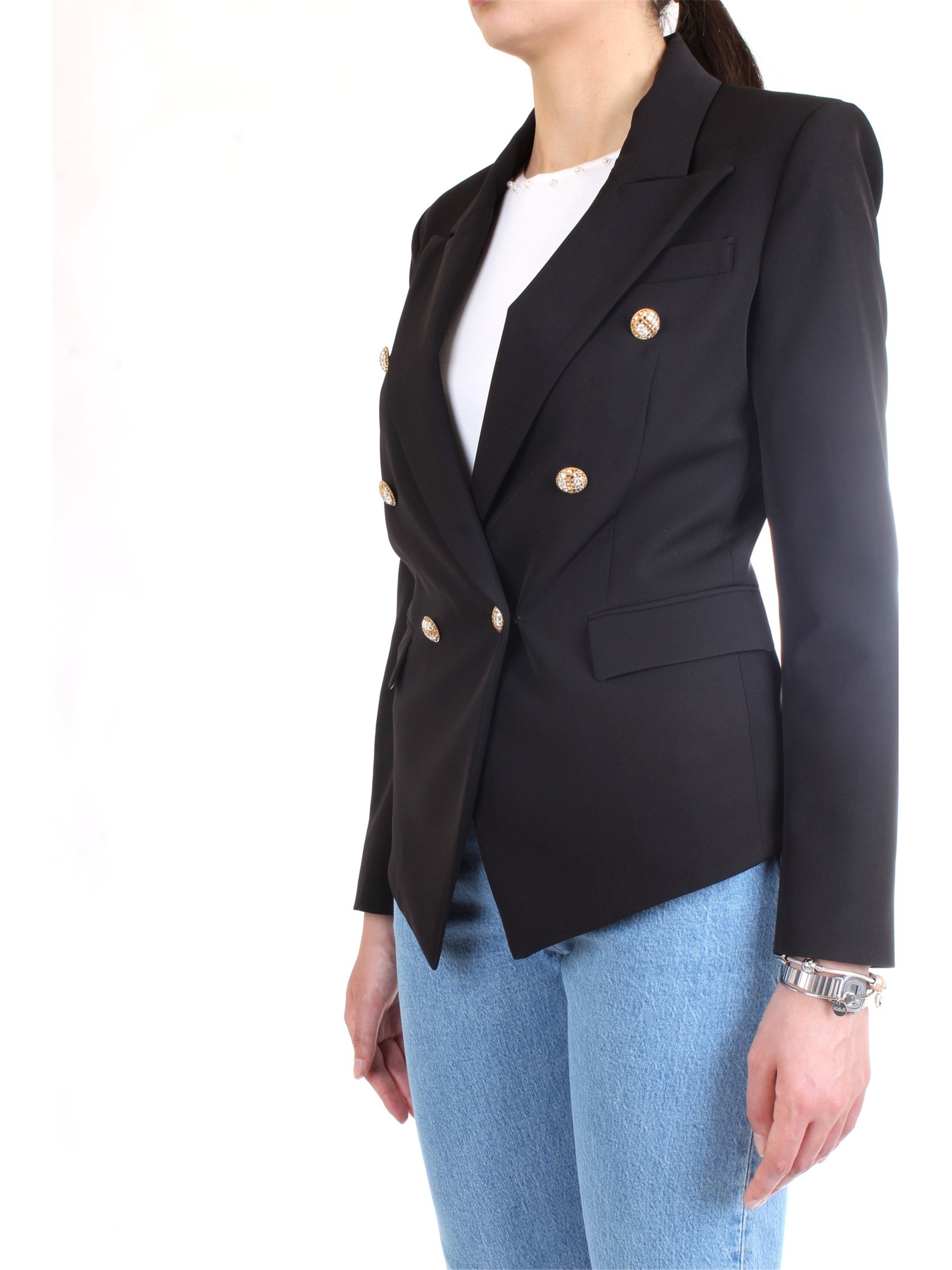 LANACAPRINA PF2237 Black Clothing Woman Jacket LANACAPRINA PF2237 Black Clothing Woman Jacket