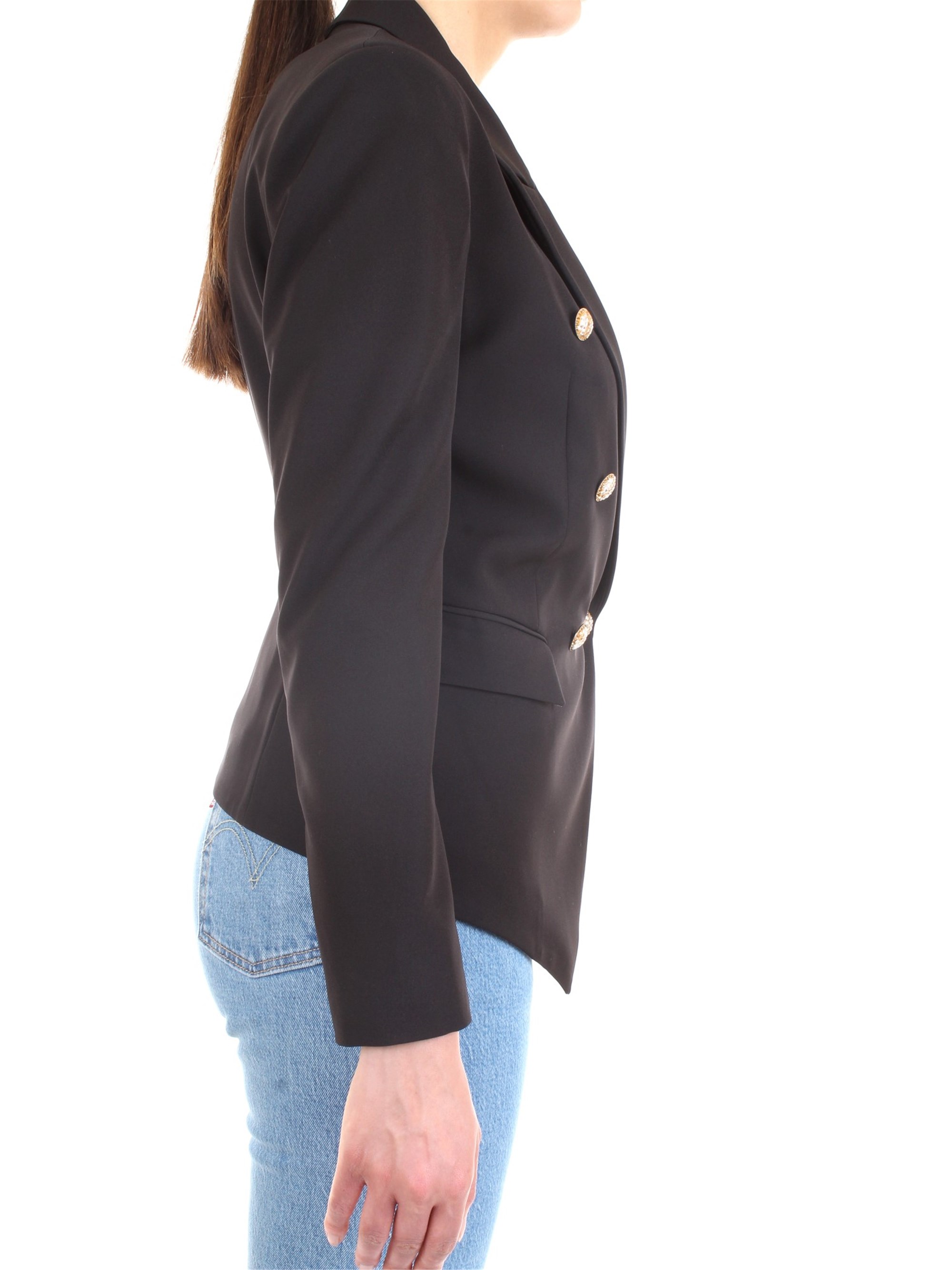 LANACAPRINA PF2237 Black Clothing Woman Jacket LANACAPRINA PF2237 Black Clothing Woman Jacket