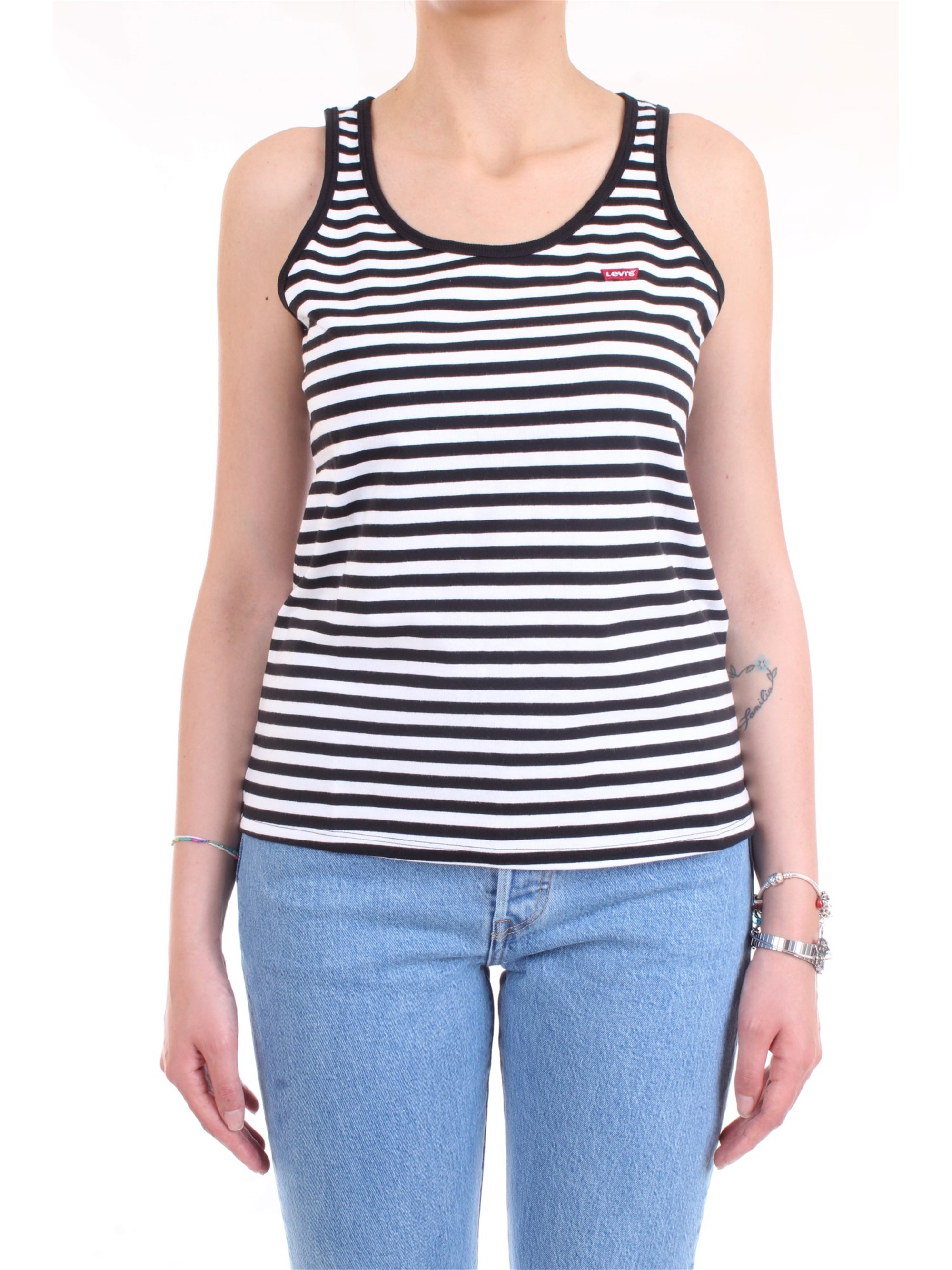 LEVI'S 74306 Black Clothing Woman Top LEVI'S 74306 Black Clothing Woman Top