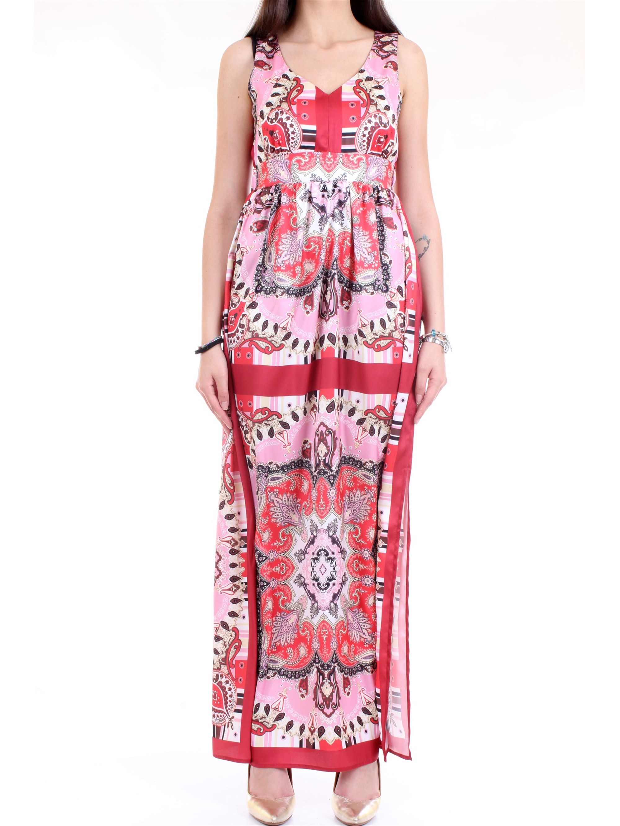 LANACAPRINA PF2231 Red Clothing Woman Dress LANACAPRINA PF2231 Red Clothing Woman Dress