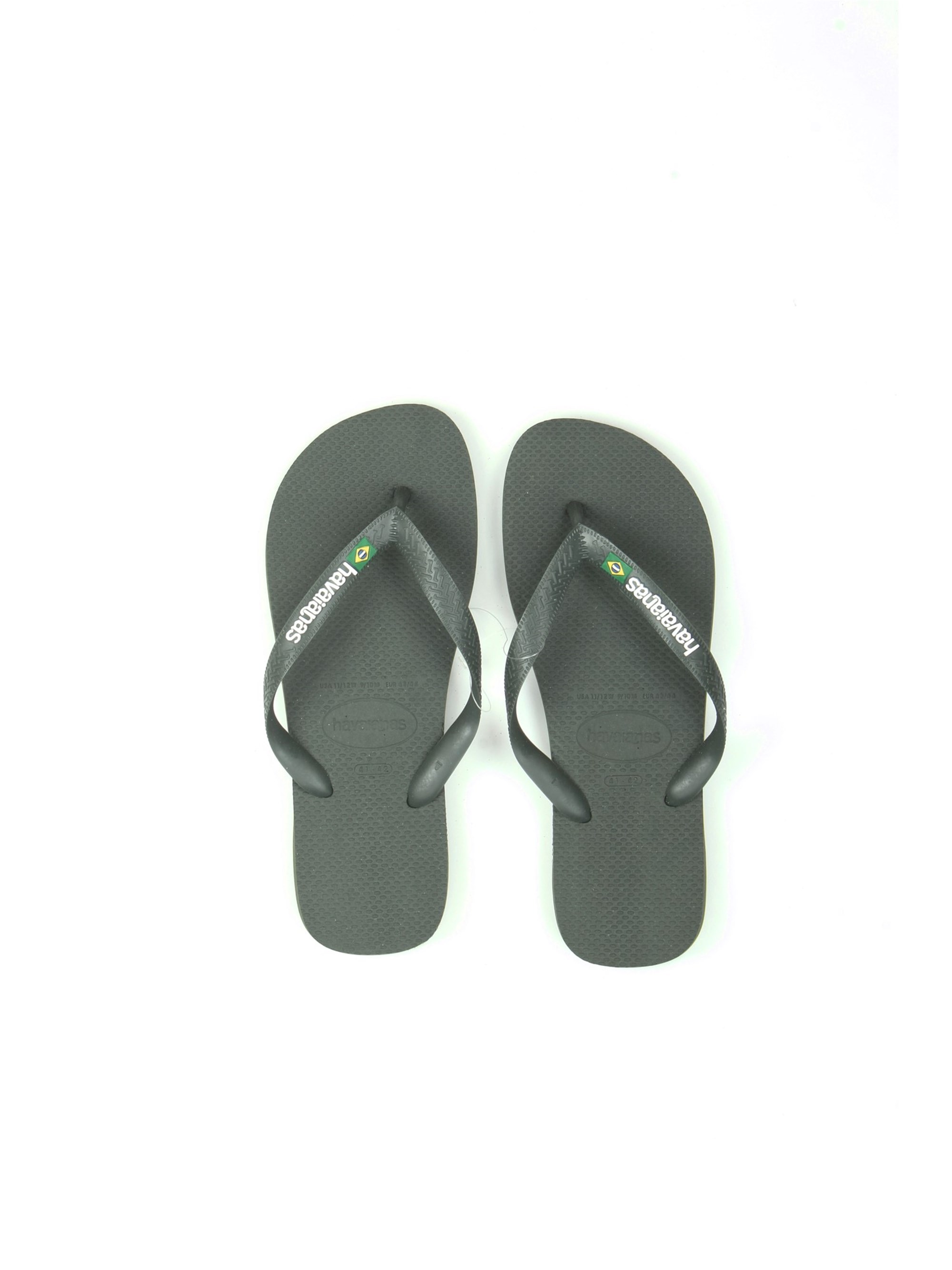 HAVAIANAS H BRASIL LOGO Green Shoes Unisex Thongs HAVAIANAS H BRASIL LOGO Green Shoes Unisex Thongs