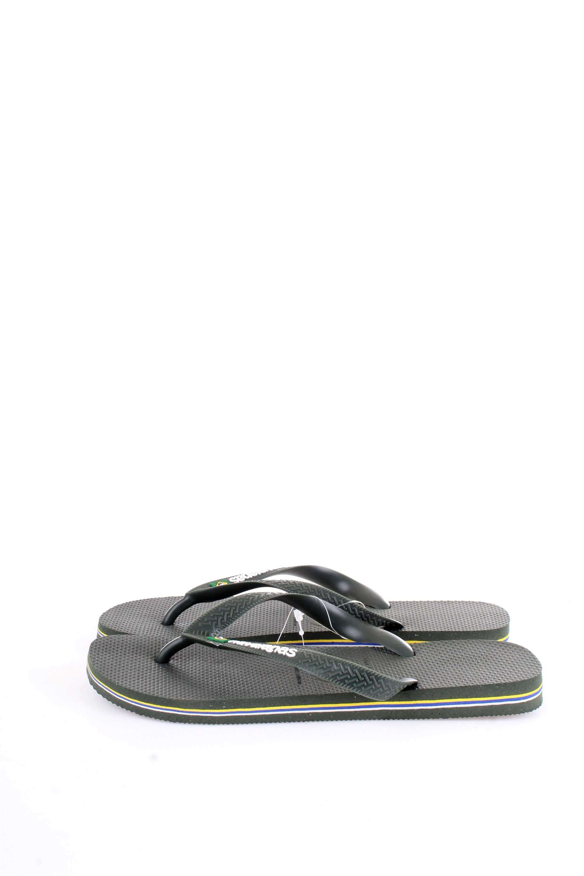 HAVAIANAS H BRASIL LOGO Green Shoes Unisex Thongs HAVAIANAS H BRASIL LOGO Green Shoes Unisex Thongs