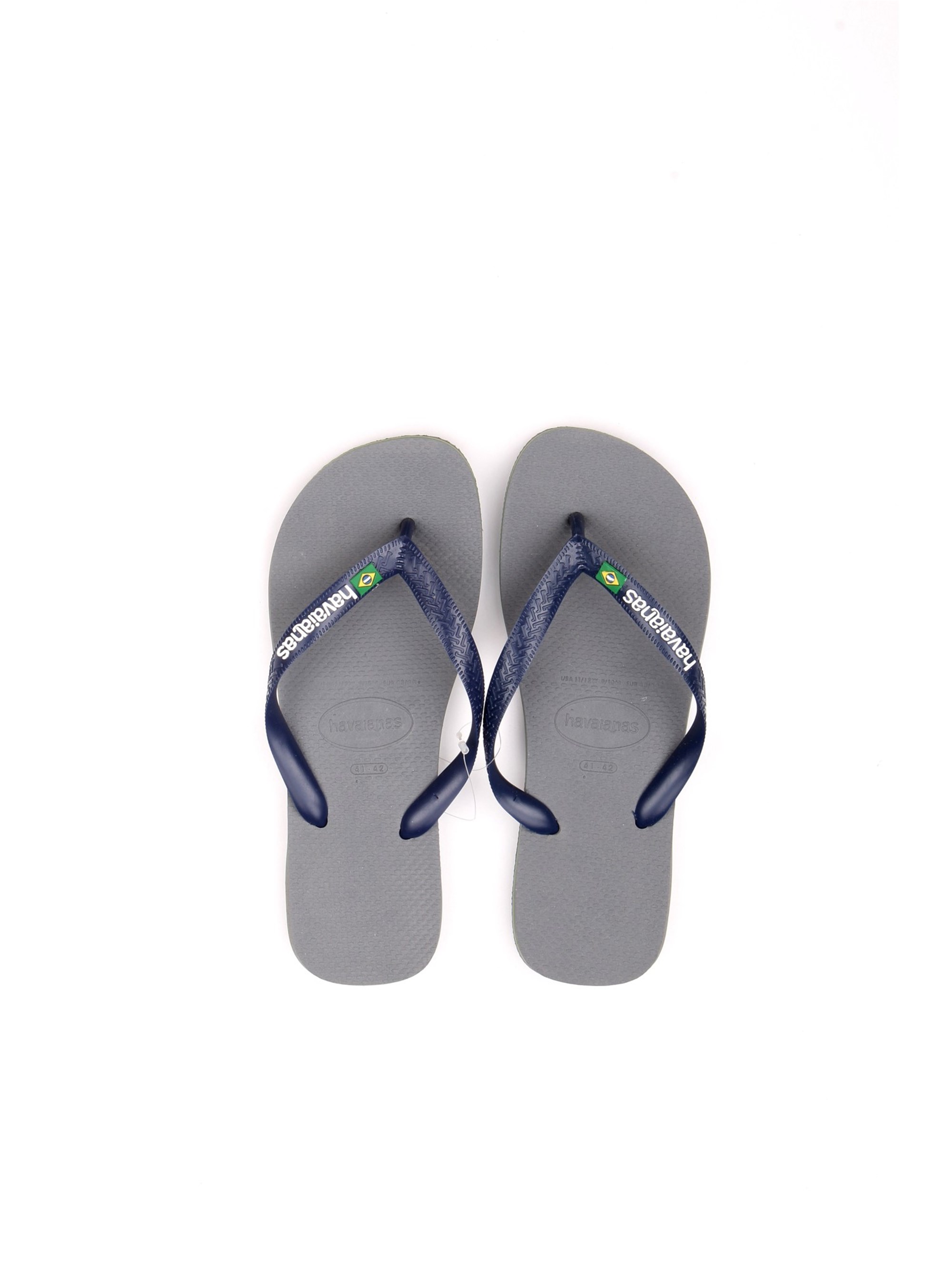 HAVAIANAS H BRASIL LOGO Grey Shoes Unisex Thongs HAVAIANAS H BRASIL LOGO Grey Shoes Unisex Thongs