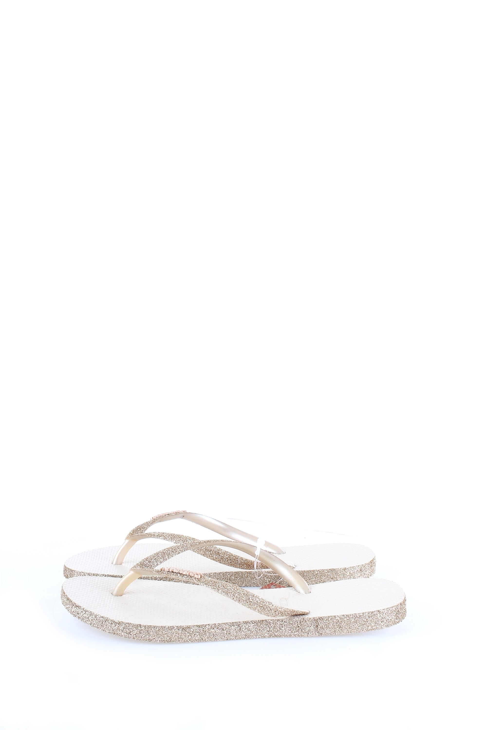 HAVAIANAS HAV SLIM SPARKLE FC Beige Shoes Woman Thongs HAVAIANAS HAV SLIM SPARKLE FC Beige Shoes Woman Thongs